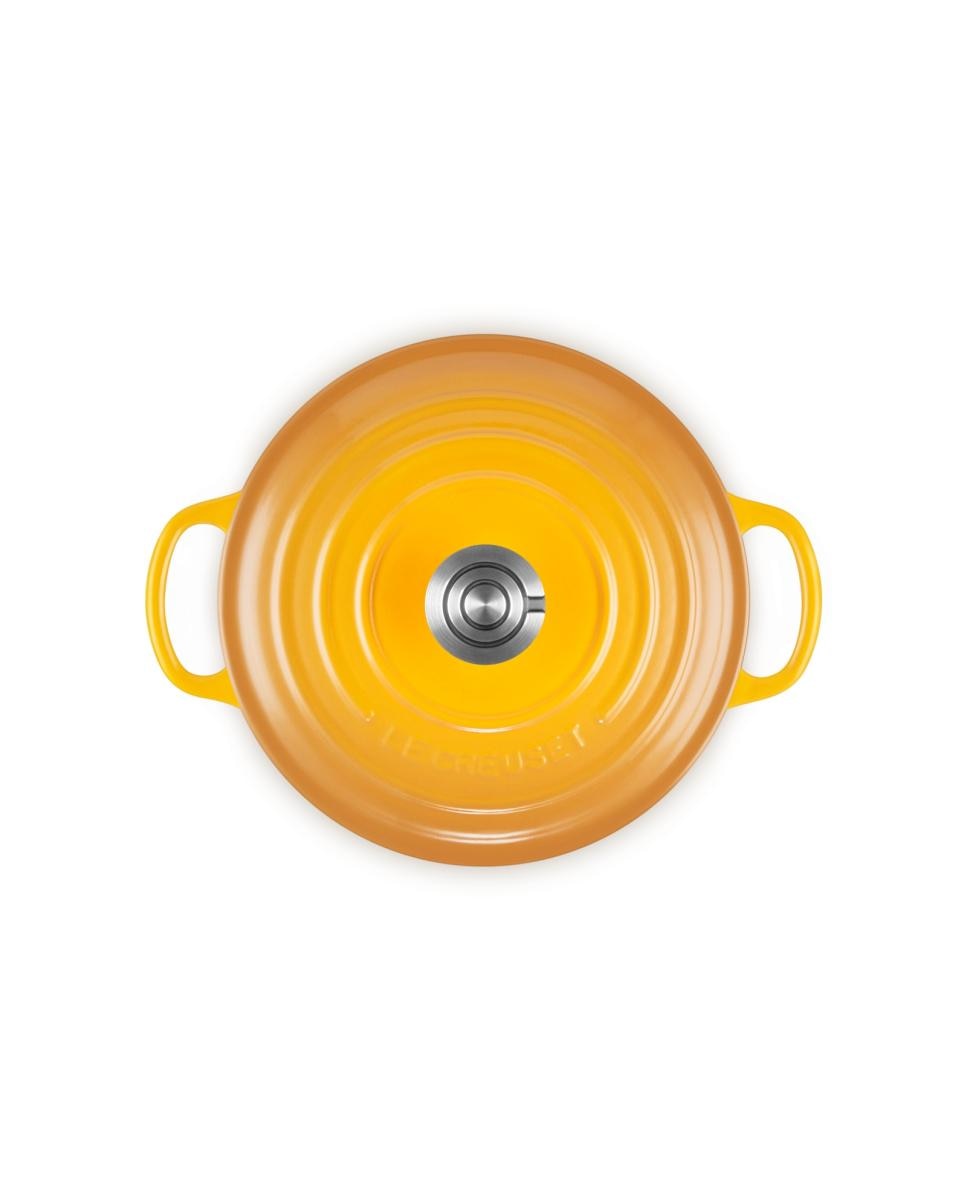 Cocotte redonda de hierro fundido Le Creuset - Mostaza 20 cm Mostaza-5