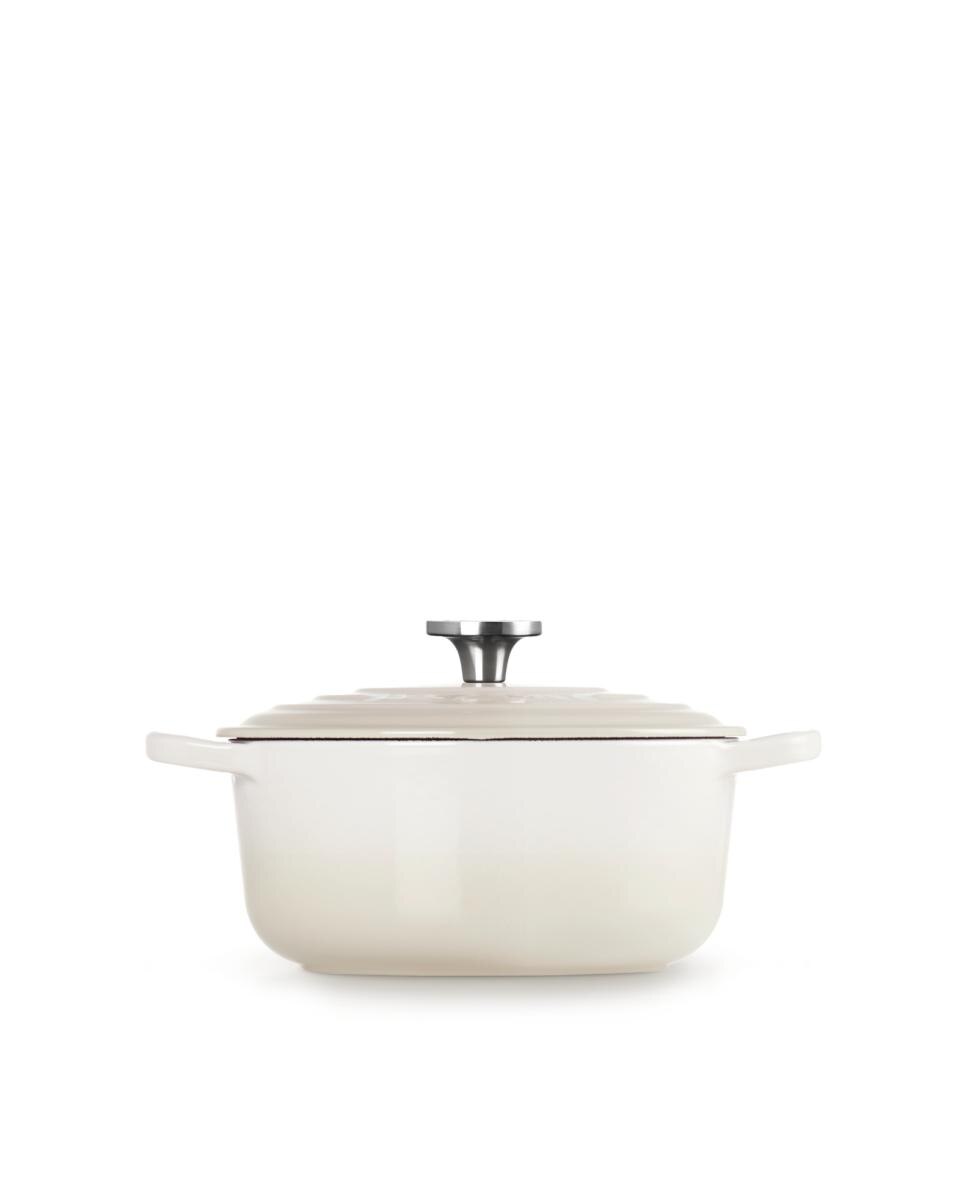 Imagen 3 de Cocotte redonda de hierro fundido Le Creuset - Merengue 24 cm Merengue