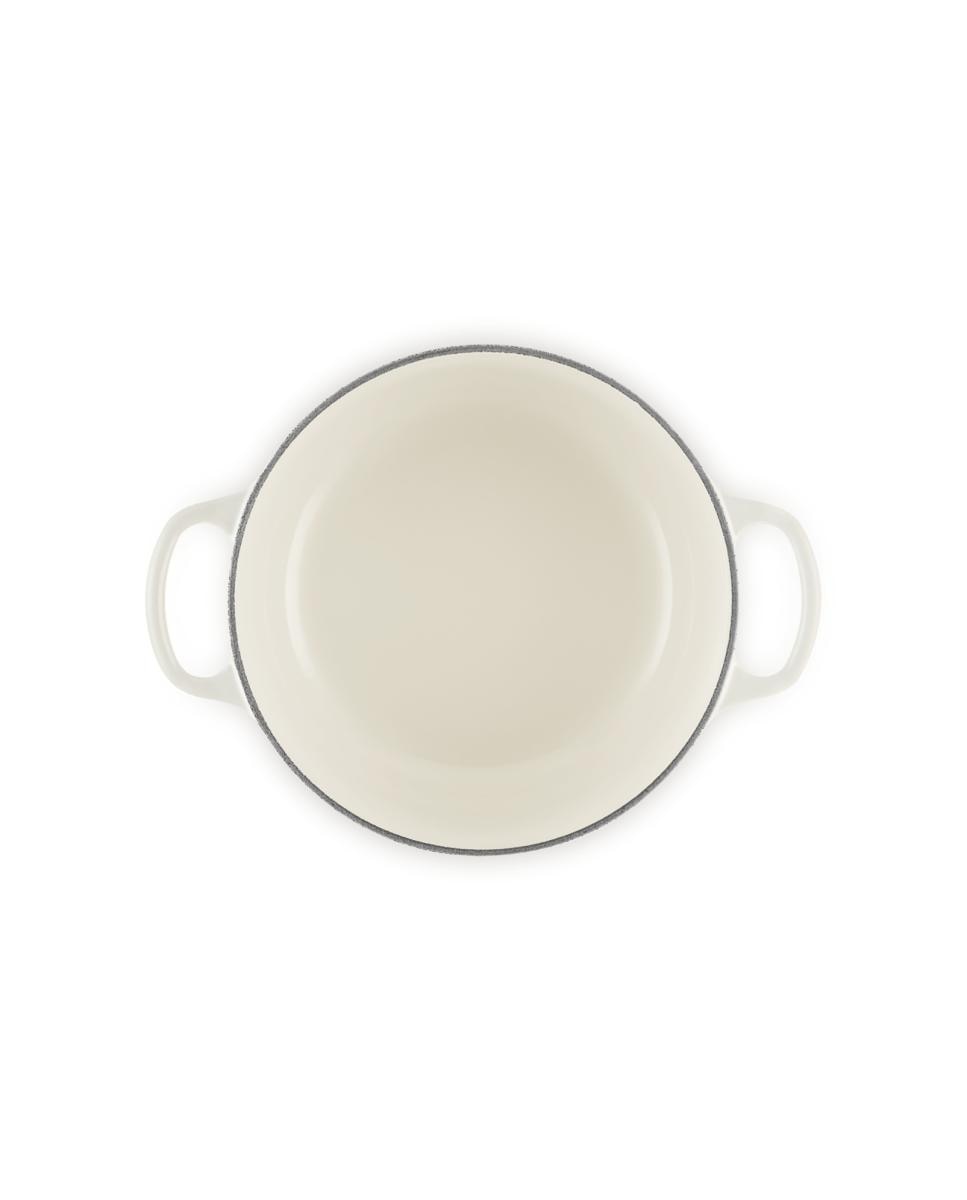 Imagen 4 de Cocotte redonda de hierro fundido Le Creuset - Merengue 24 cm Merengue