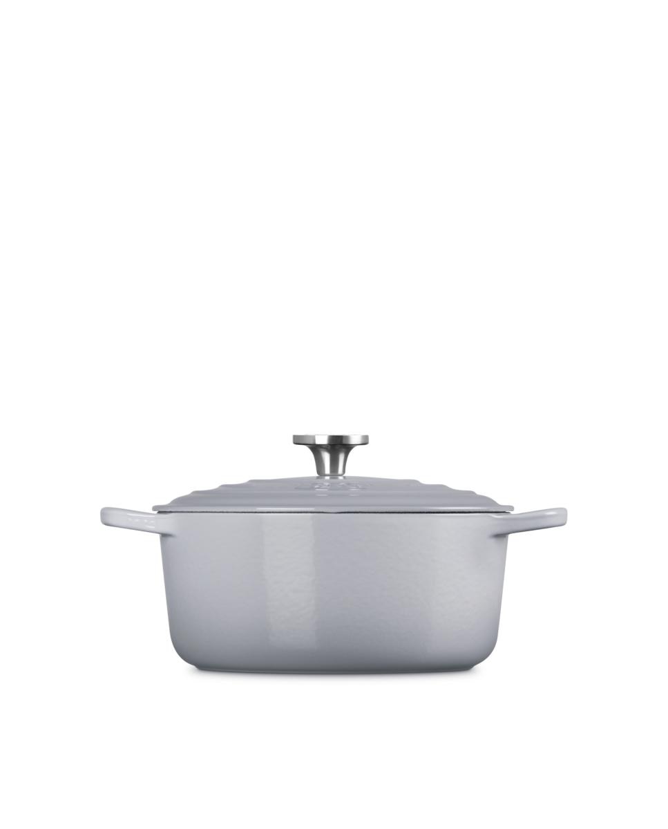 Cocotte redonda de hierro fundido Le Creuset - Gris ártico 24 cm Gris ártico-3
