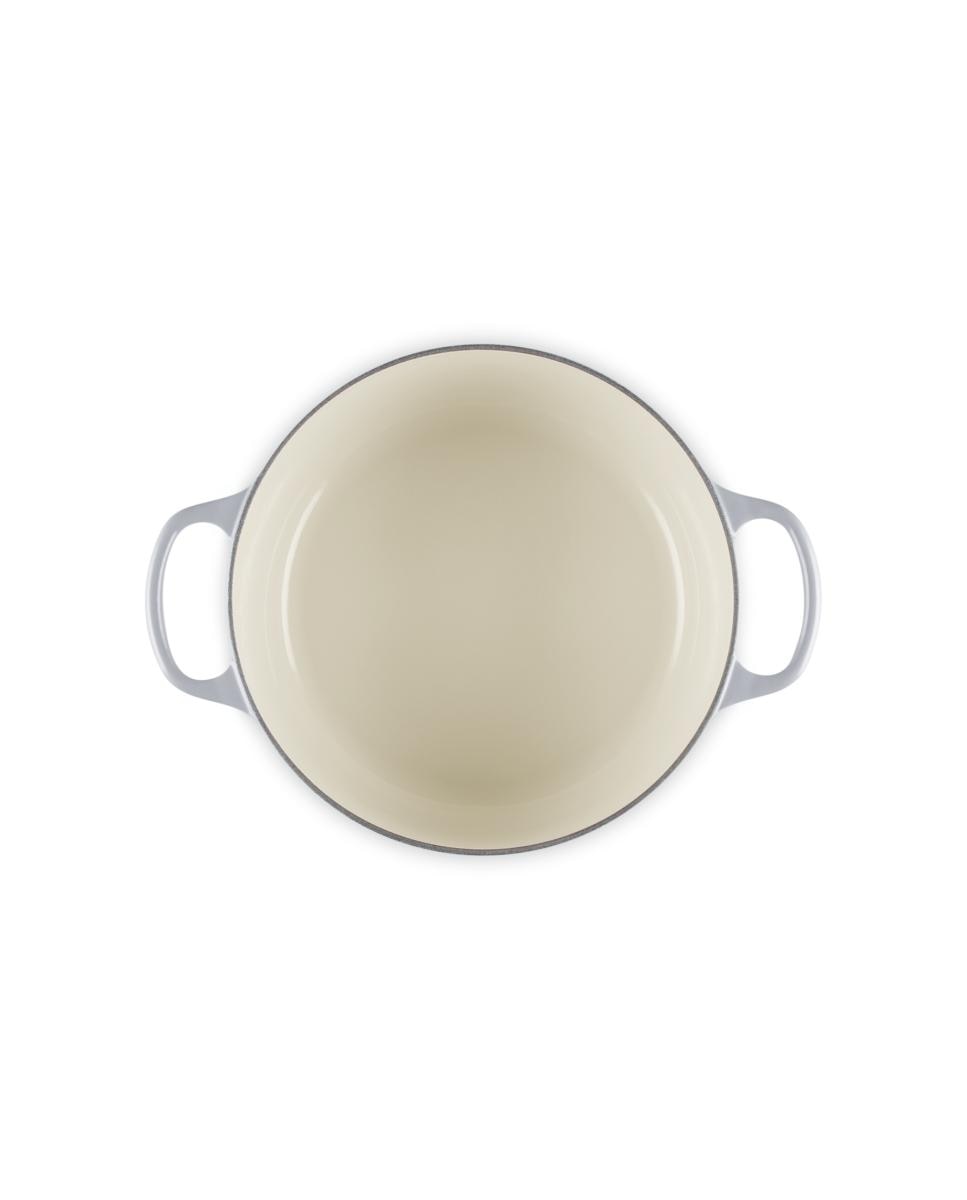Cocotte redonda de hierro fundido Le Creuset - Gris ártico 24 cm Gris ártico-4