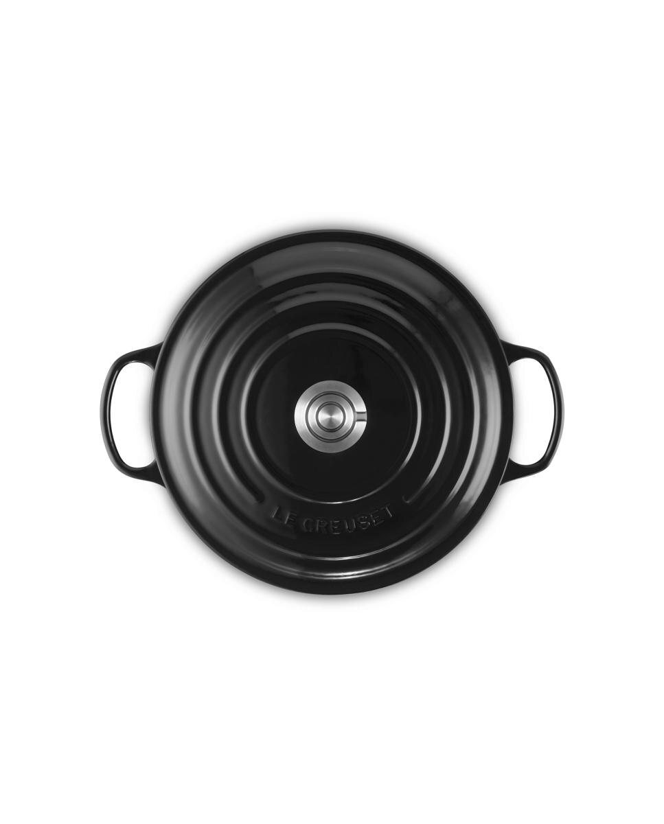 Imagen 5 de Cocotte redonda de hierro fundido Le Creuset - Negro Ónix 24 cm Negro Ónix