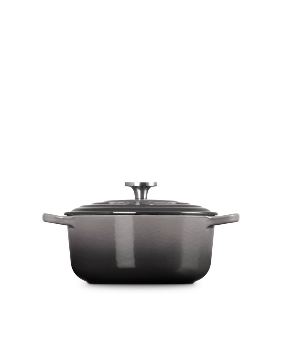 Cocotte redonda de hierro fundido Le Creuset - Gris claro 26 cm Gris claro-3