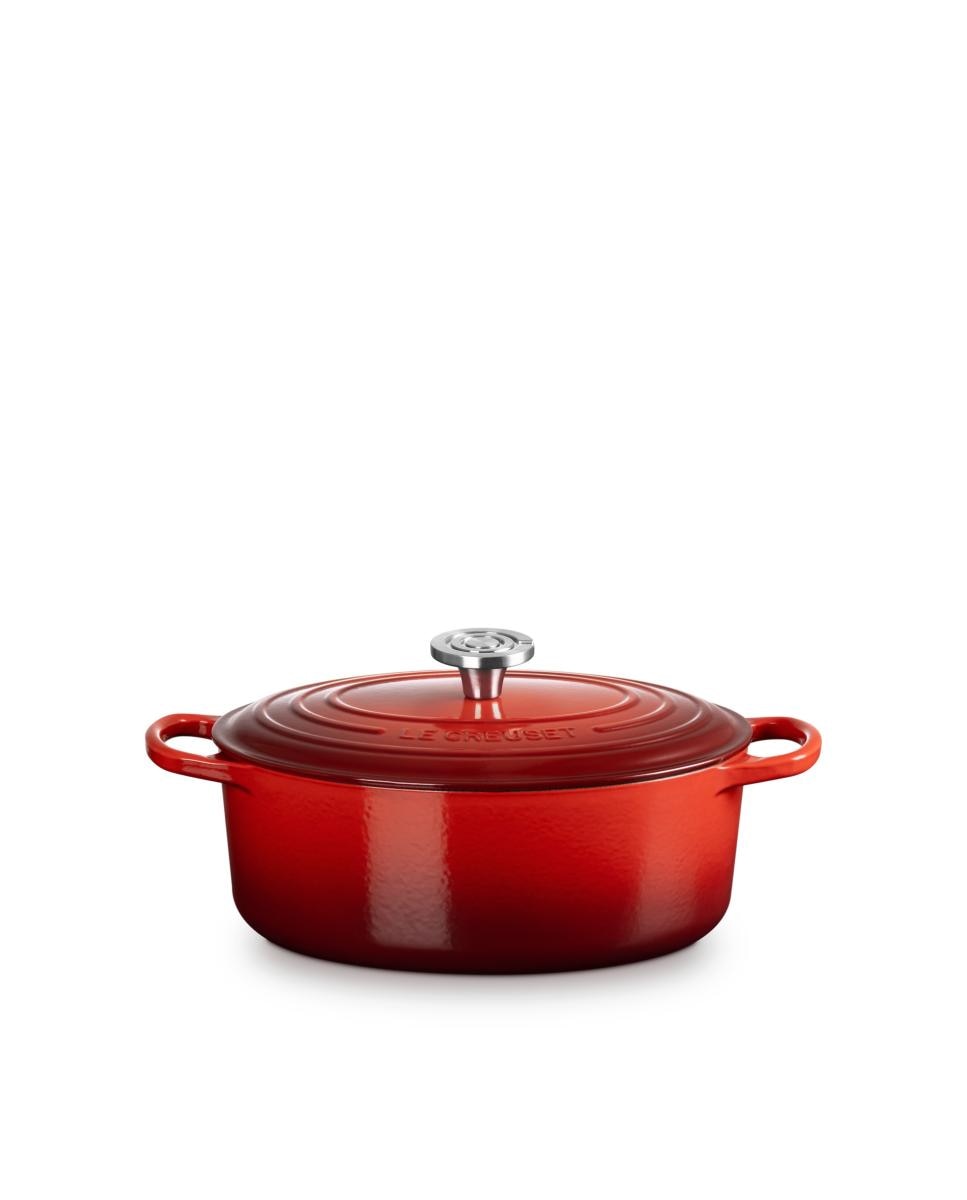 Cocotte oval de hierro fundido Le Creuset - Cereza 27 cm Cereza-1
