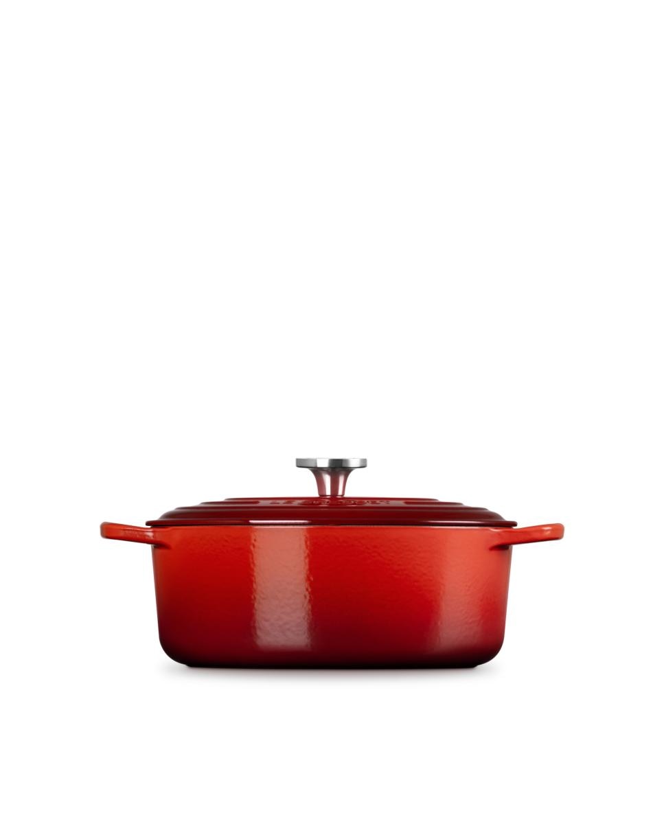 Cocotte oval de hierro fundido Le Creuset - Cereza 27 cm Cereza-3