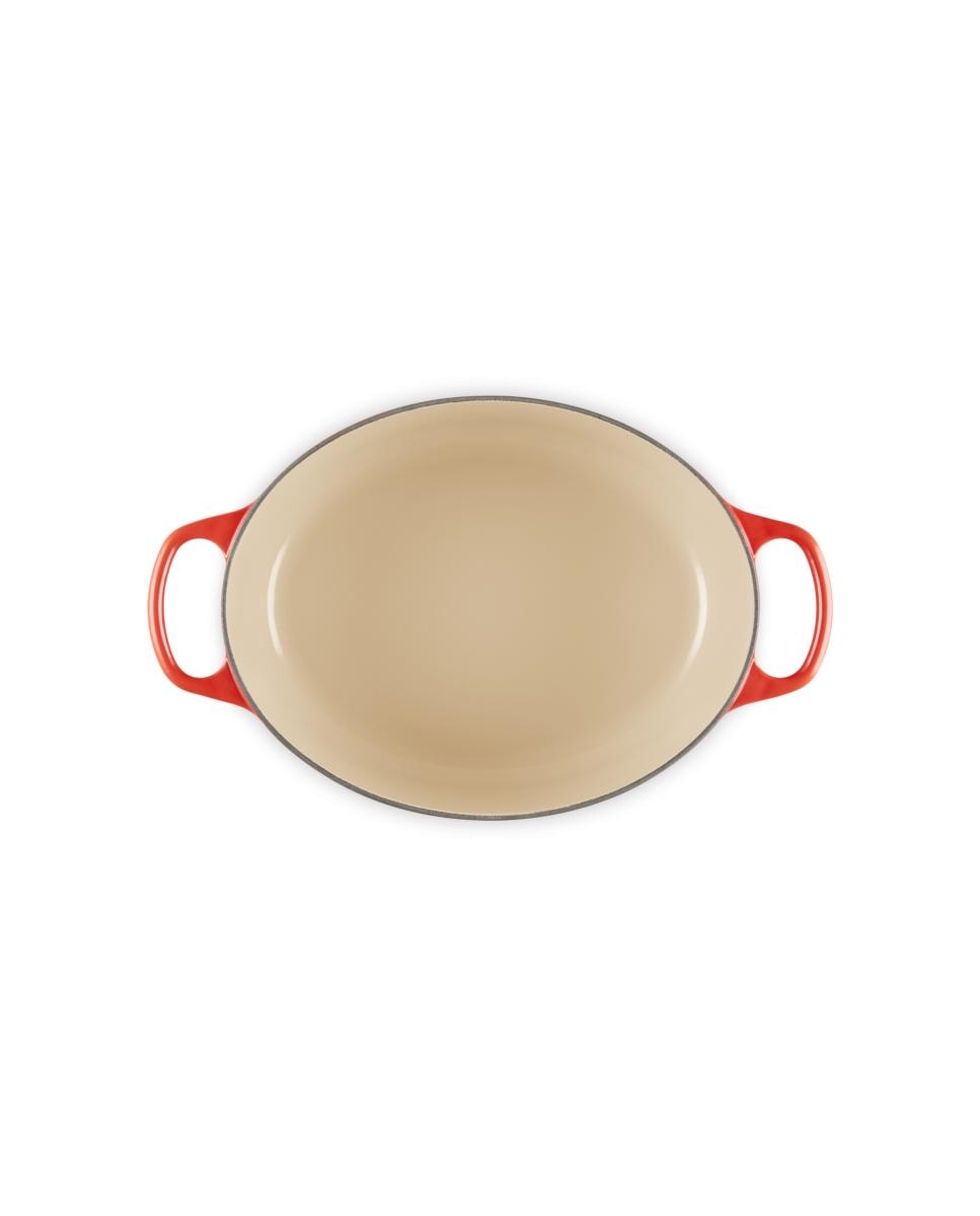 Cocotte oval de hierro fundido Le Creuset - Cereza 27 cm Cereza-4