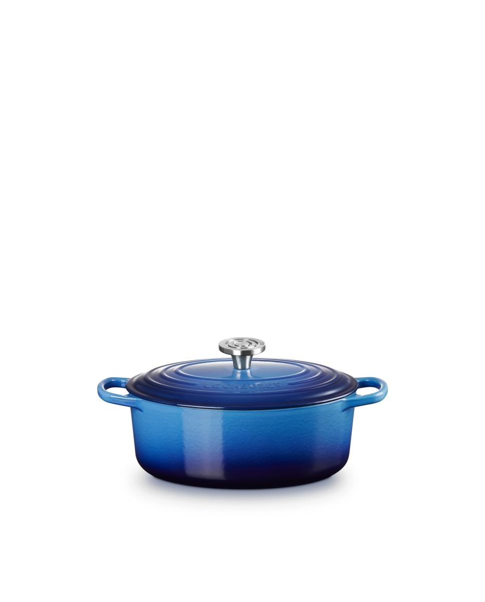 Imagen 0 de Cocotte oval de hierro fundido Le Creuset Azure