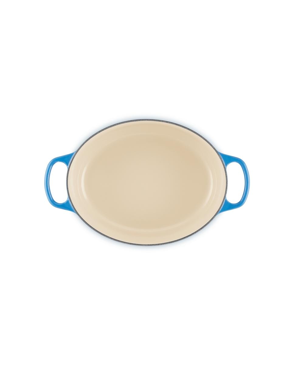 Cocotte oval de hierro fundido Le Creuset - Azure 27 cm Azure-4
