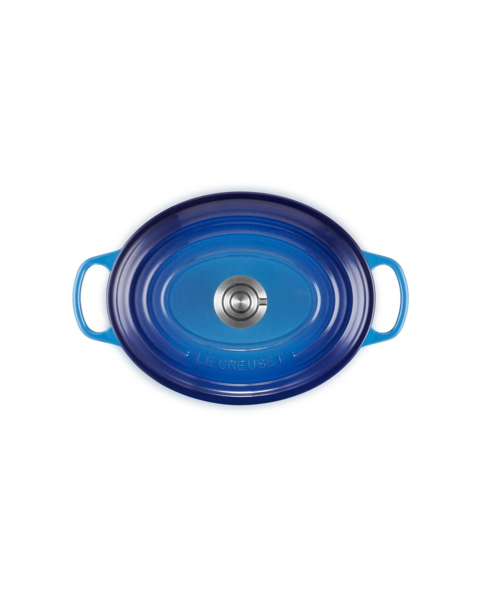 Cocotte oval de hierro fundido Le Creuset - Azure 27 cm Azure-5