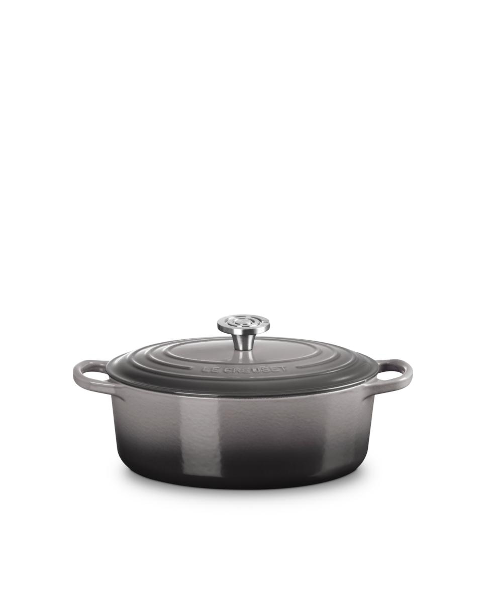 Cocotte oval de hierro fundido Le Creuset - Piedra 27 cm Piedra-1
