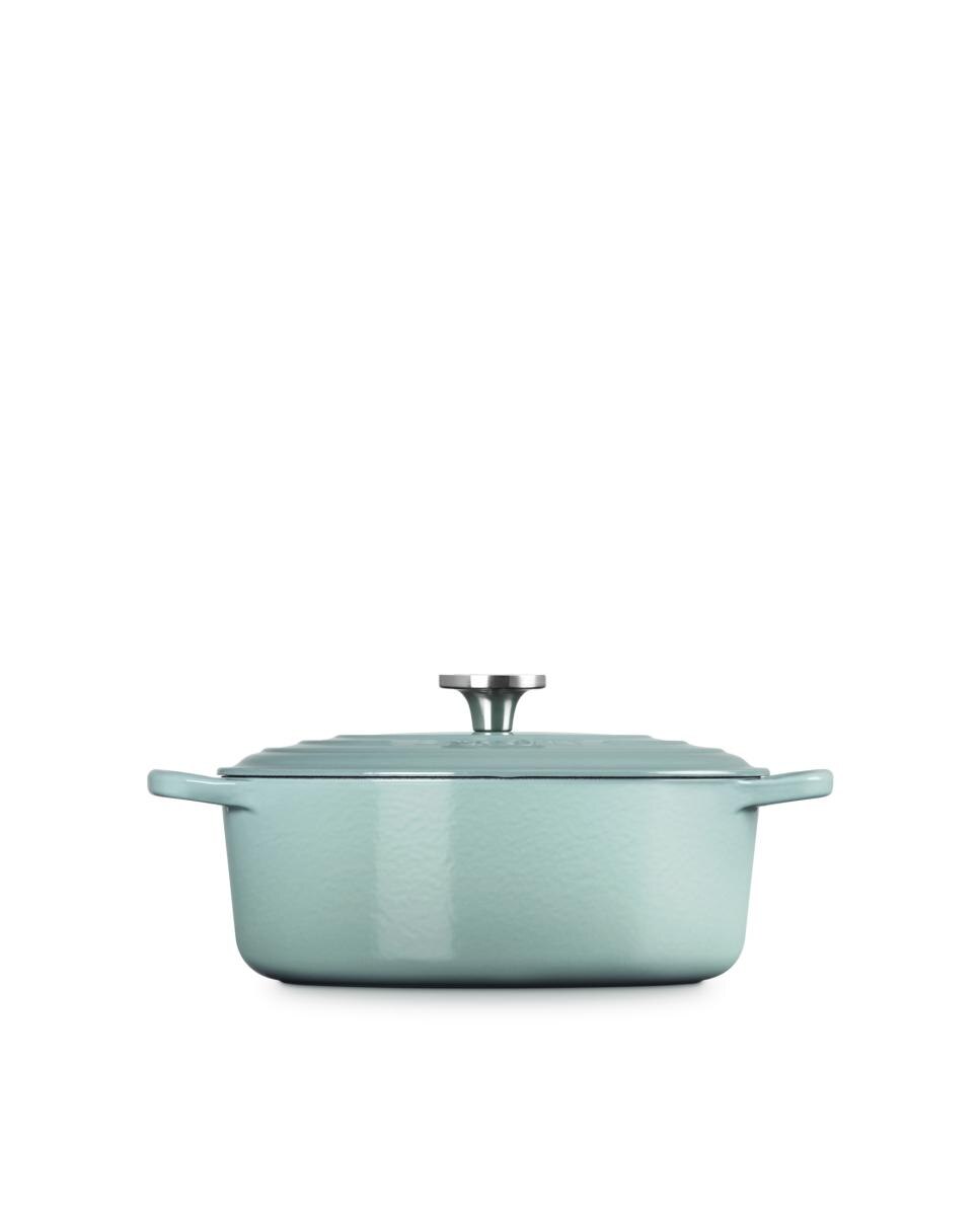 Cocotte oval de hierro fundido Le Creuset - Verde claro 27 cm Verde claro-3