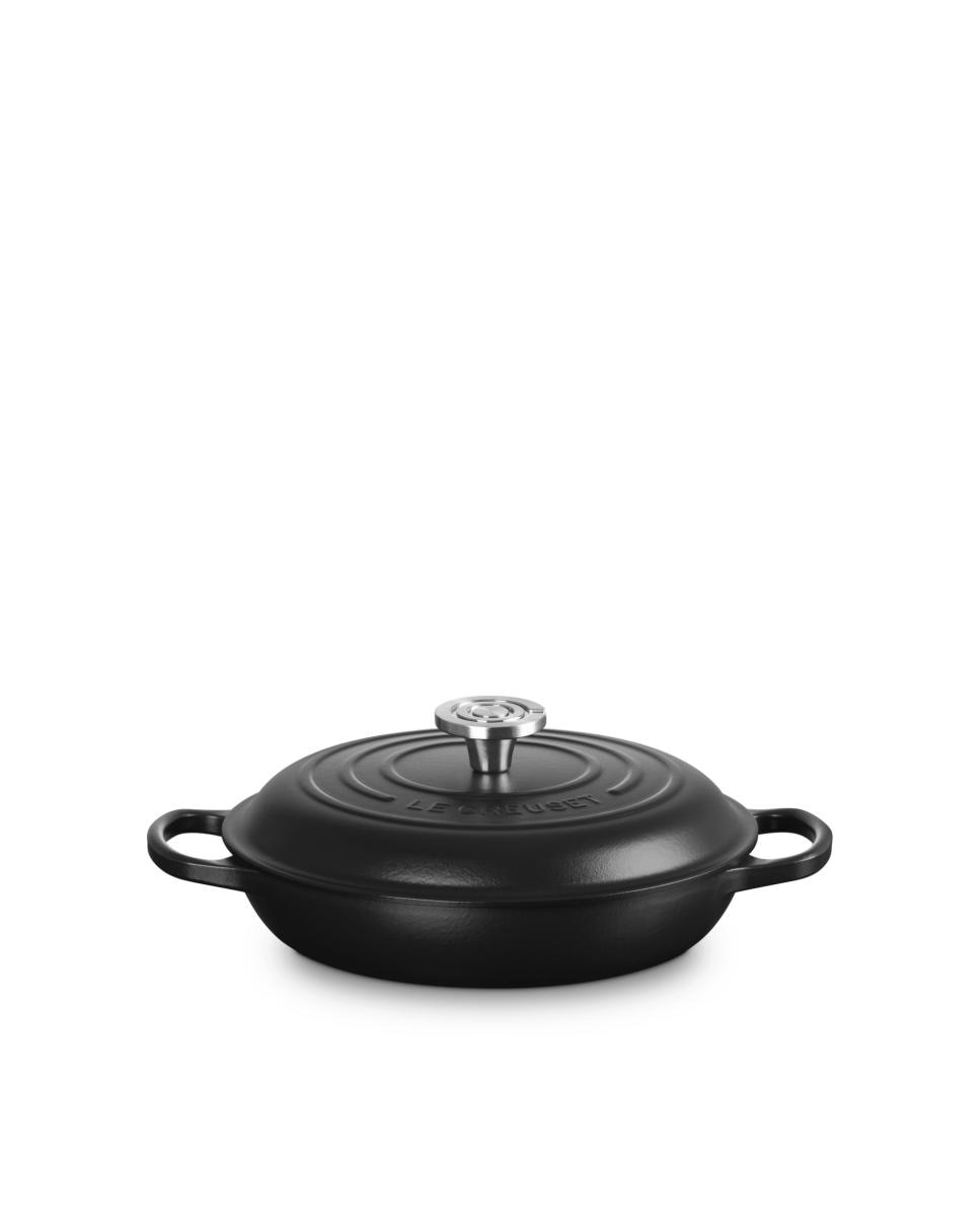 Cacerola baja de hierro fundido Le Creuset - Negro mate Cacerola de 26 cm Negro mate-1