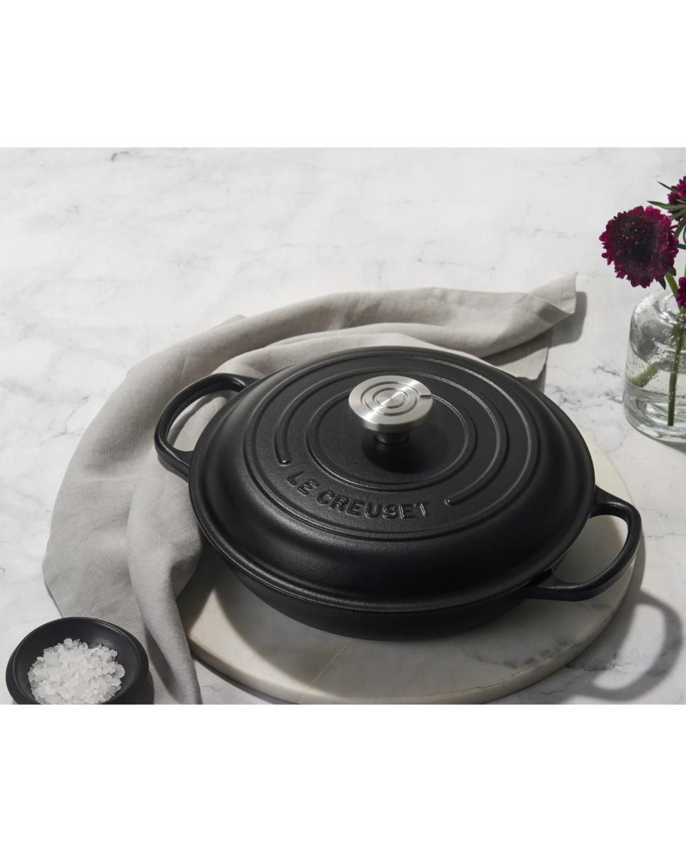 Cacerola baja de hierro fundido Le Creuset - Negro mate Cacerola de 26 cm Negro mate-6