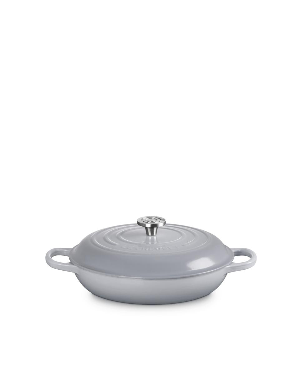 Cacerola baja de hierro fundido Le Creuset - Gris claro Cacerola de 26 cm Gris claro-1