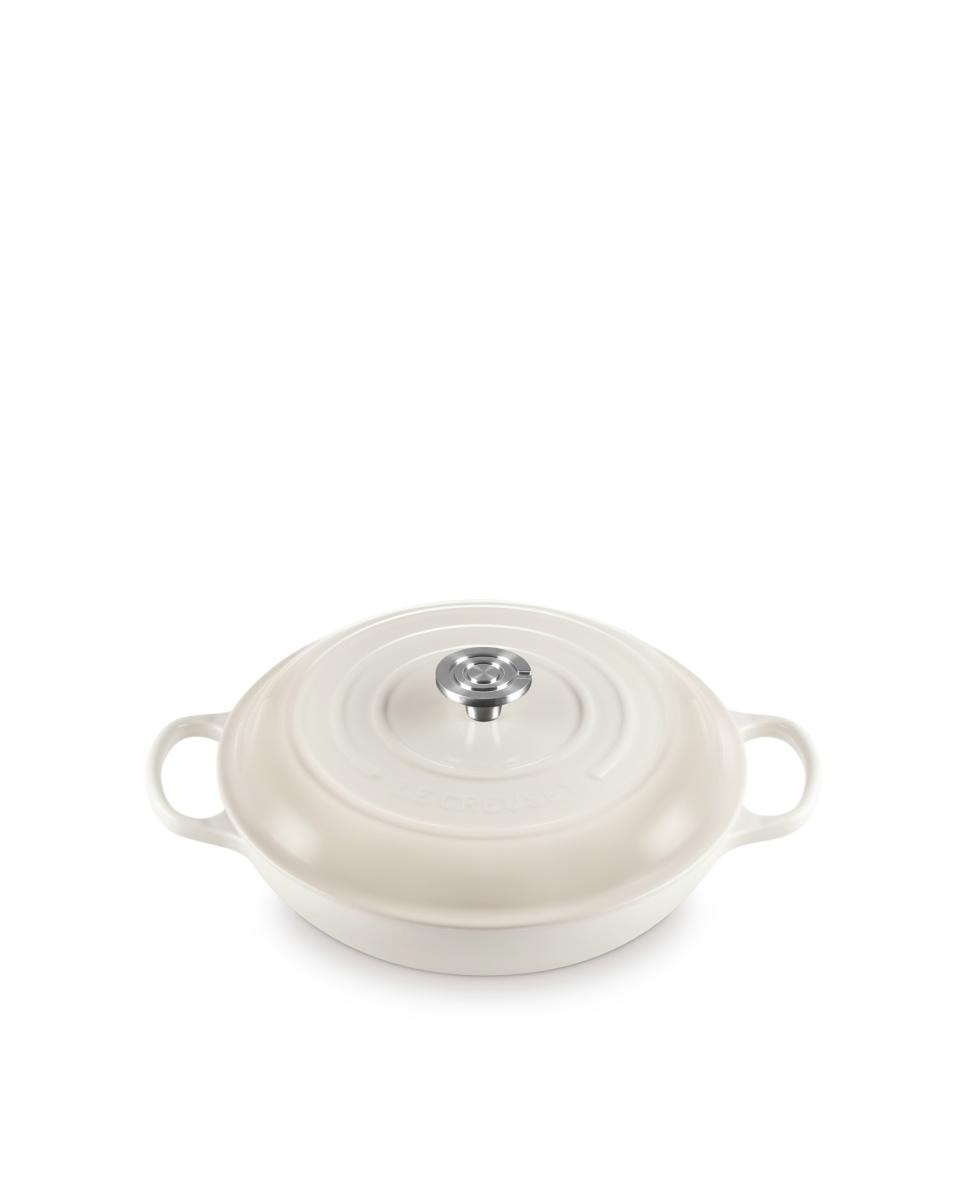Cacerola baja de hierro fundido Le Creuset - Merengue Cacerola de 26 cm Merengue-2