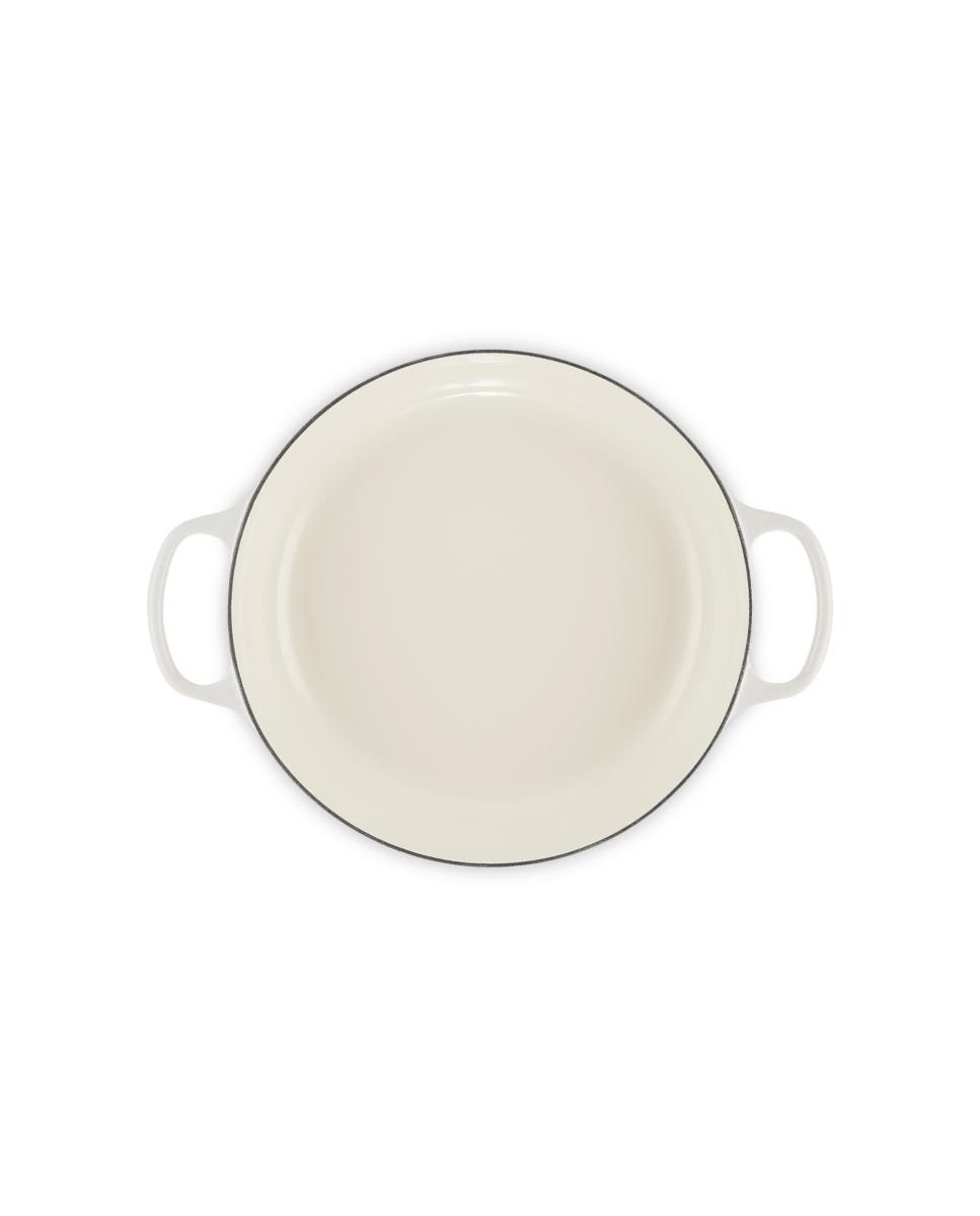 Cacerola baja de hierro fundido Le Creuset - Merengue Cacerola de 26 cm Merengue-4