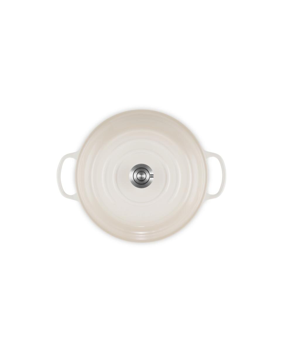 Cacerola baja de hierro fundido Le Creuset - Merengue Cacerola de 26 cm Merengue-5