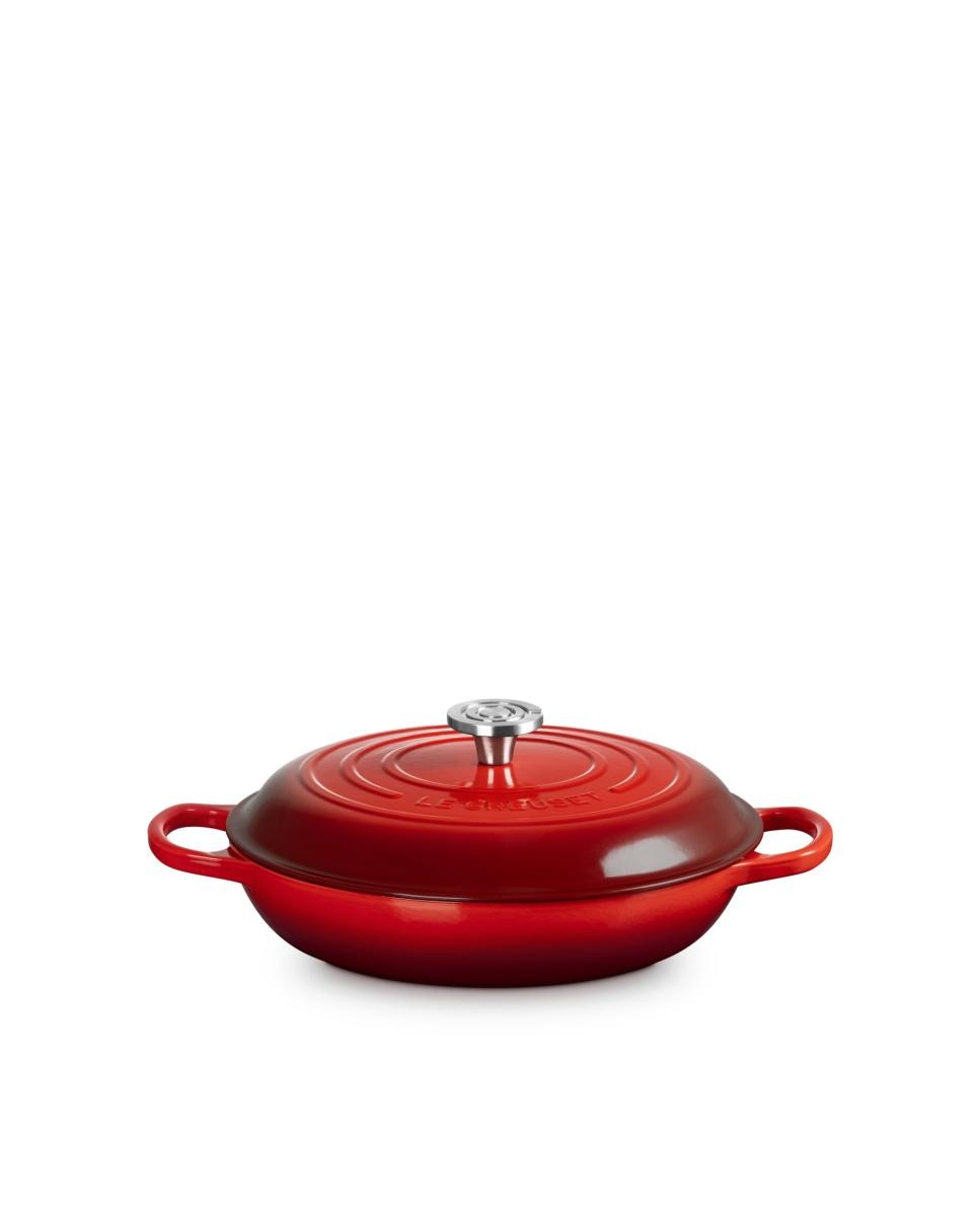 Cacerola baja de hierro fundido Le Creuset - Cereza Cacerola de 26 cm Cereza-1