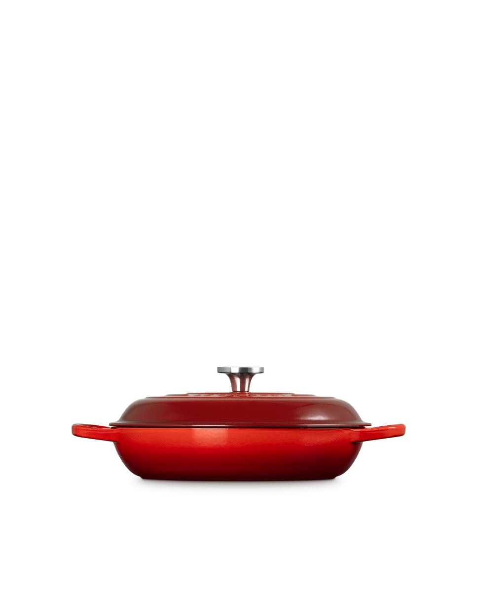 Cacerola baja de hierro fundido Le Creuset - Cereza Cacerola de 26 cm Cereza-3