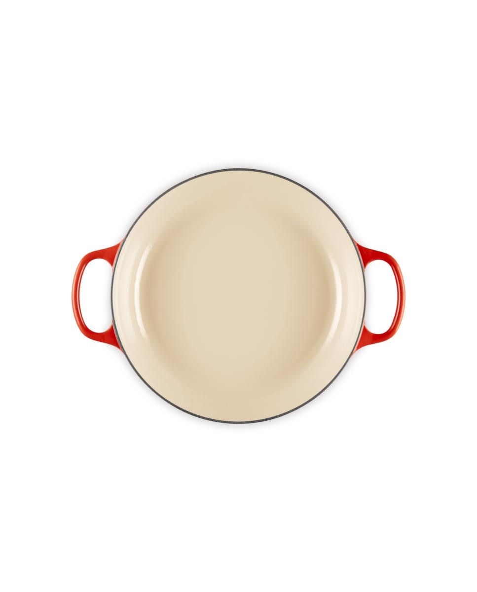 Cacerola baja de hierro fundido Le Creuset - Cereza Cacerola de 26 cm Cereza-5