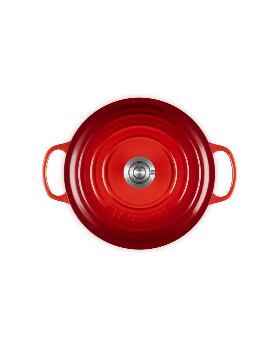 Imagen 5 de Cocotte redonda alta de hierro fundido Le Creuset - Cereza 26 cm Cereza