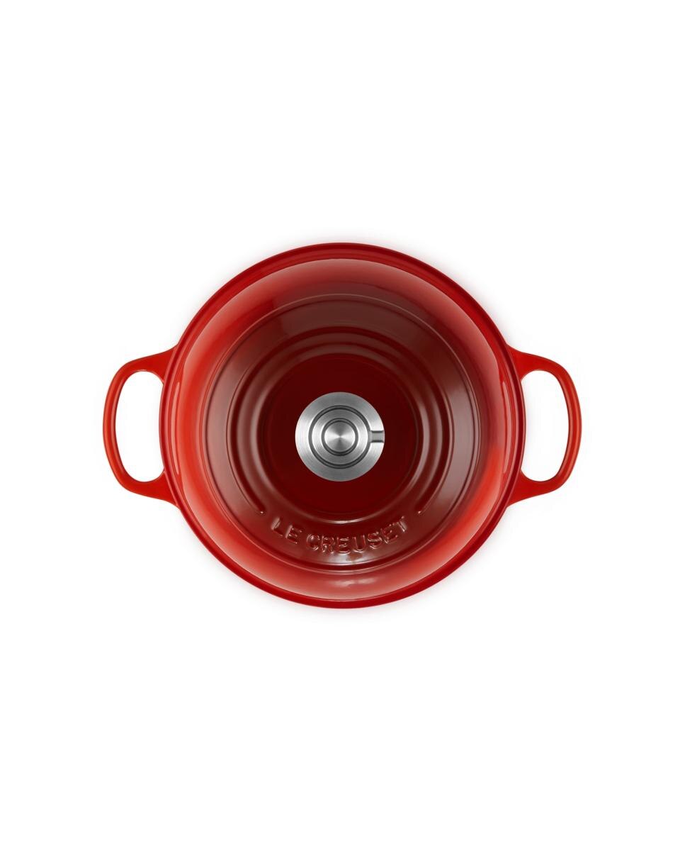 Cocotte para pan de hierro fundido Le Creuset - Azul Pacífico 26 cm Cereza-5