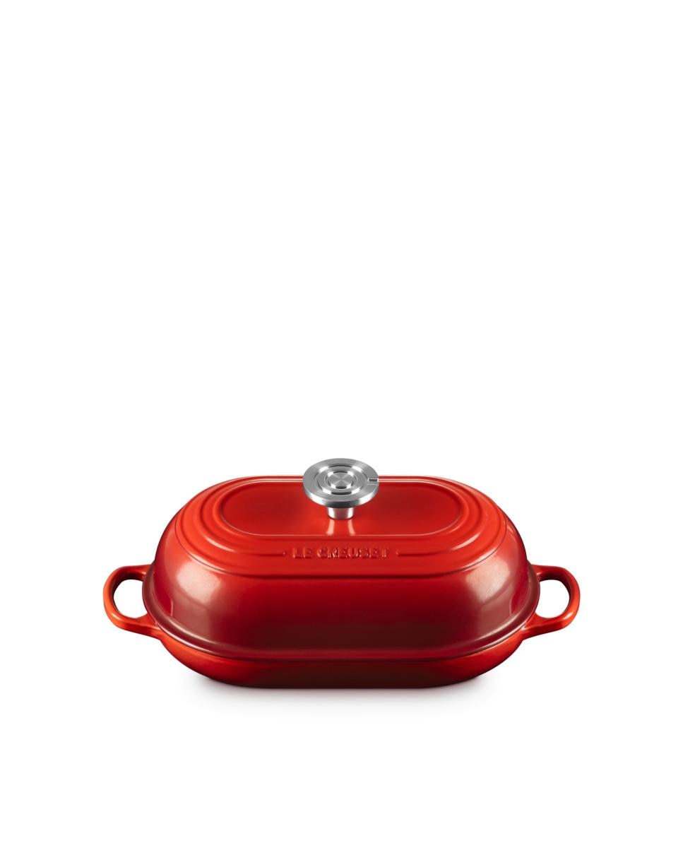 Imagen 2 de Cocotte oval para pan de hierro fundido Le Creuset - Cereza 29 cm Cereza