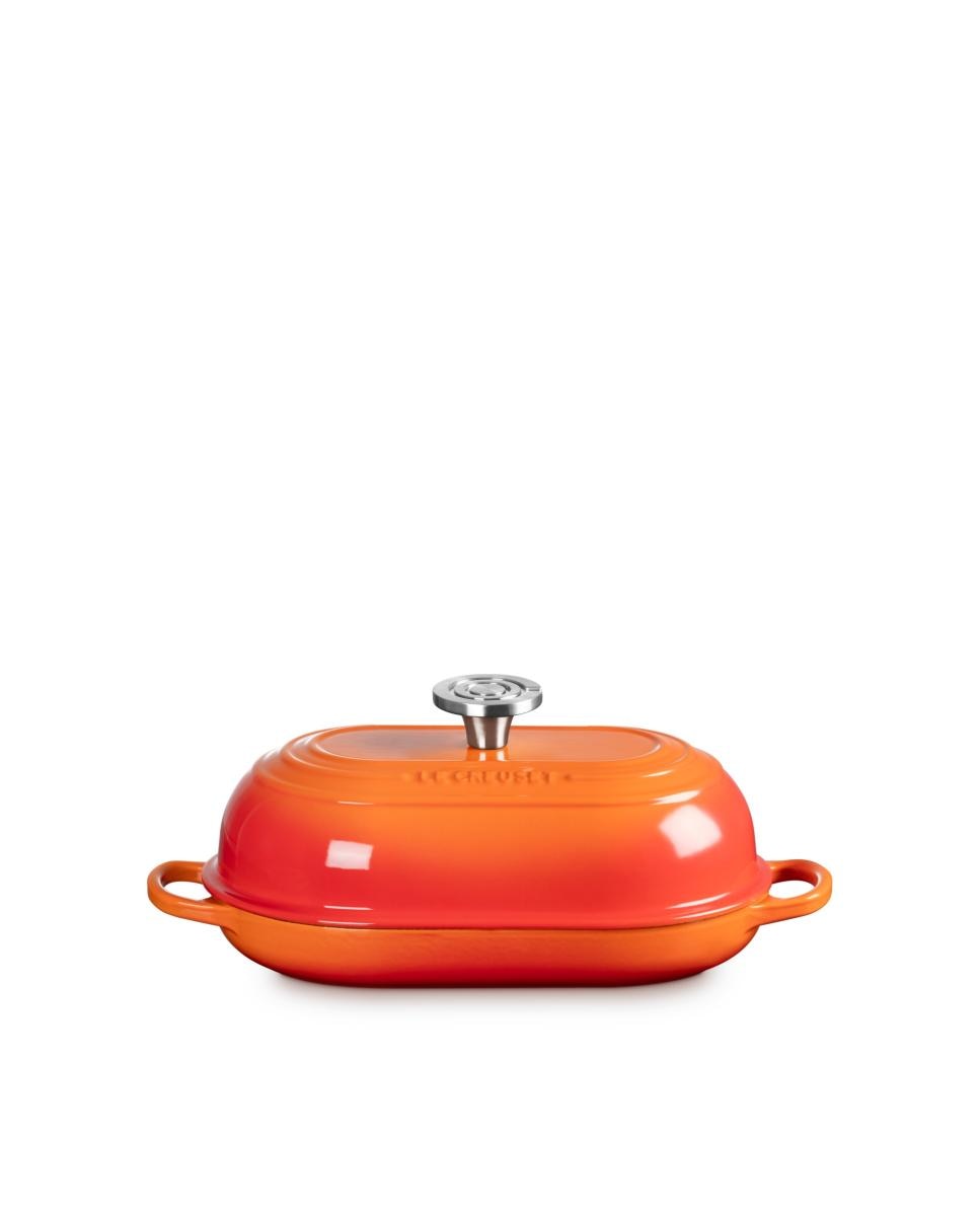 Imagen 1 de Cocotte oval para pan de hierro fundido Le Creuset - Volcánico 29 cm Volcánico