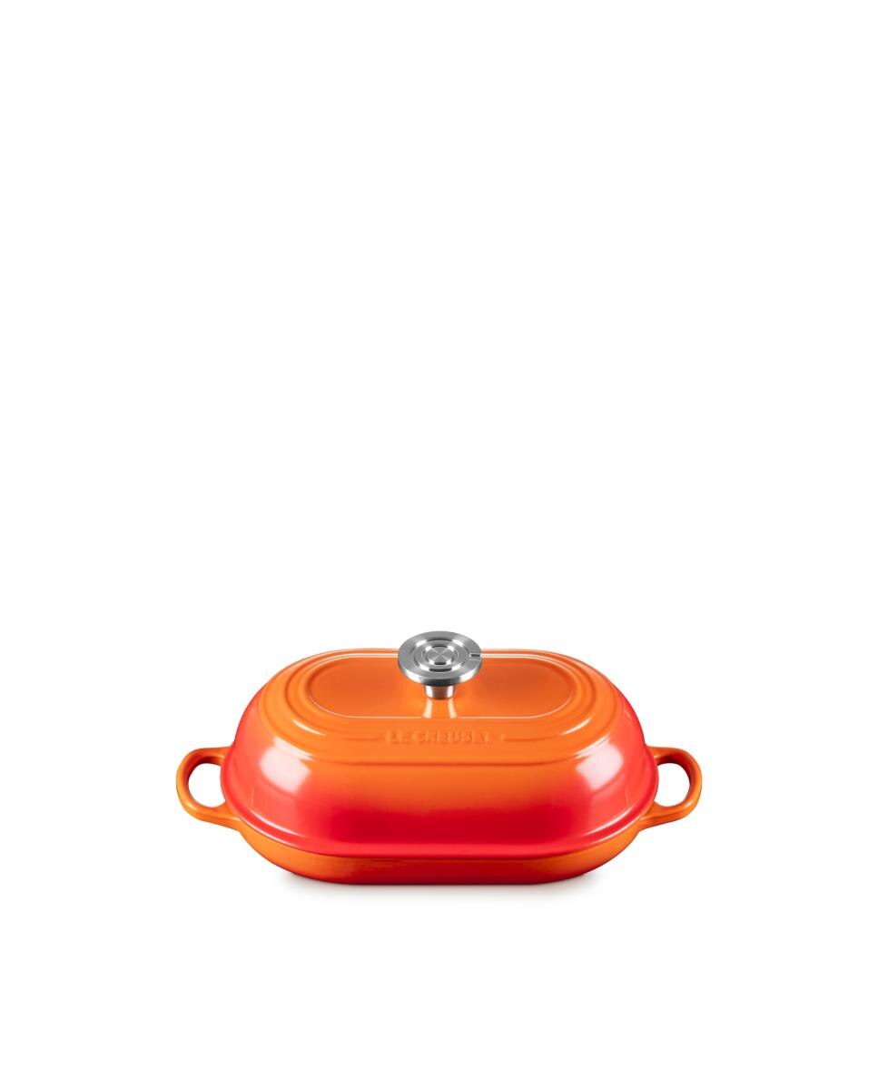 Imagen 2 de Cocotte oval para pan de hierro fundido Le Creuset - Volcánico 29 cm Volcánico