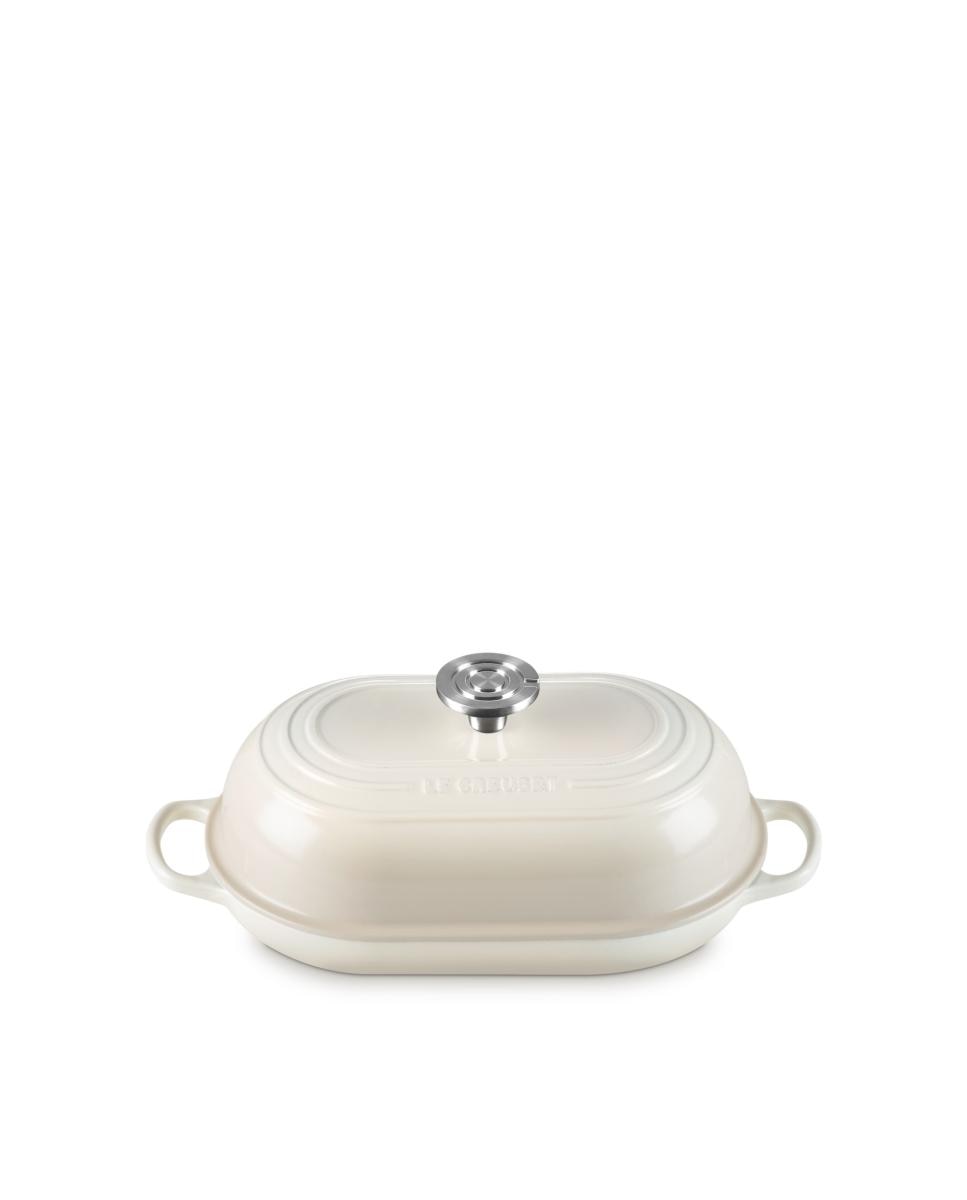 Imagen 2 de Cocotte oval para pan de hierro fundido Le Creuset - Merengue 29 cm Merengue