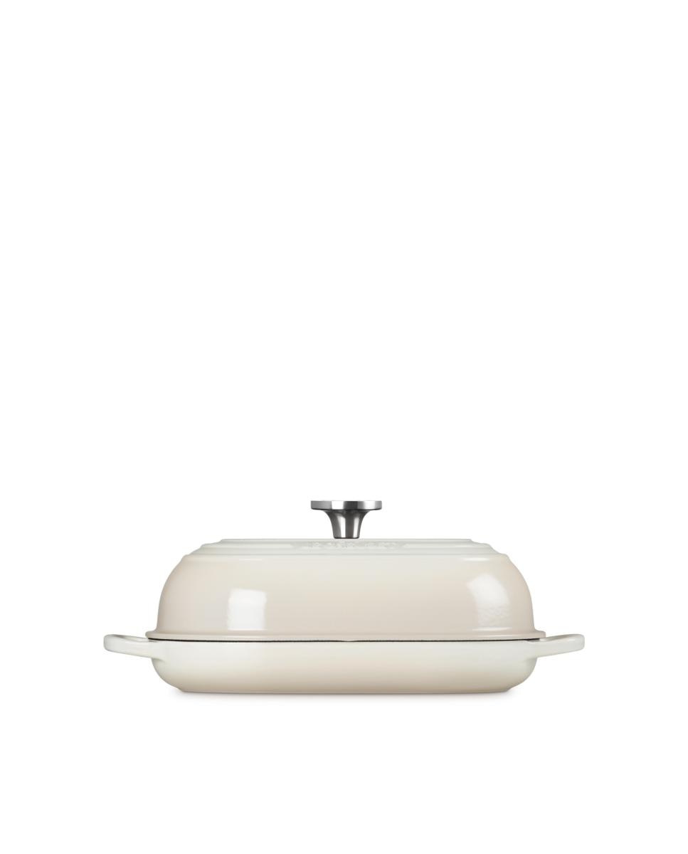 Imagen 3 de Cocotte oval para pan de hierro fundido Le Creuset - Merengue 29 cm Merengue