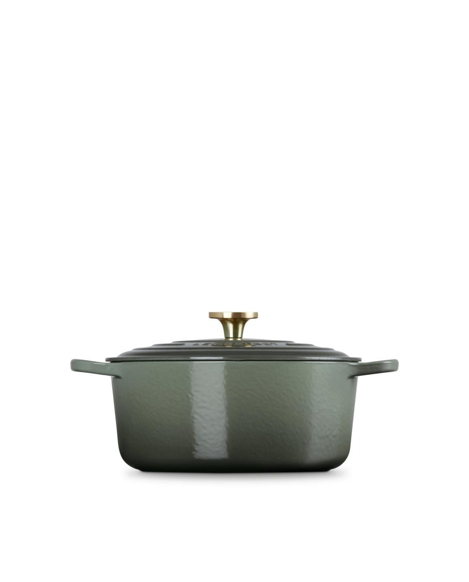 Cocotte redonda de hierro fundido Le Creuset - Verde Oliva 24 cm Verde Oliva-3