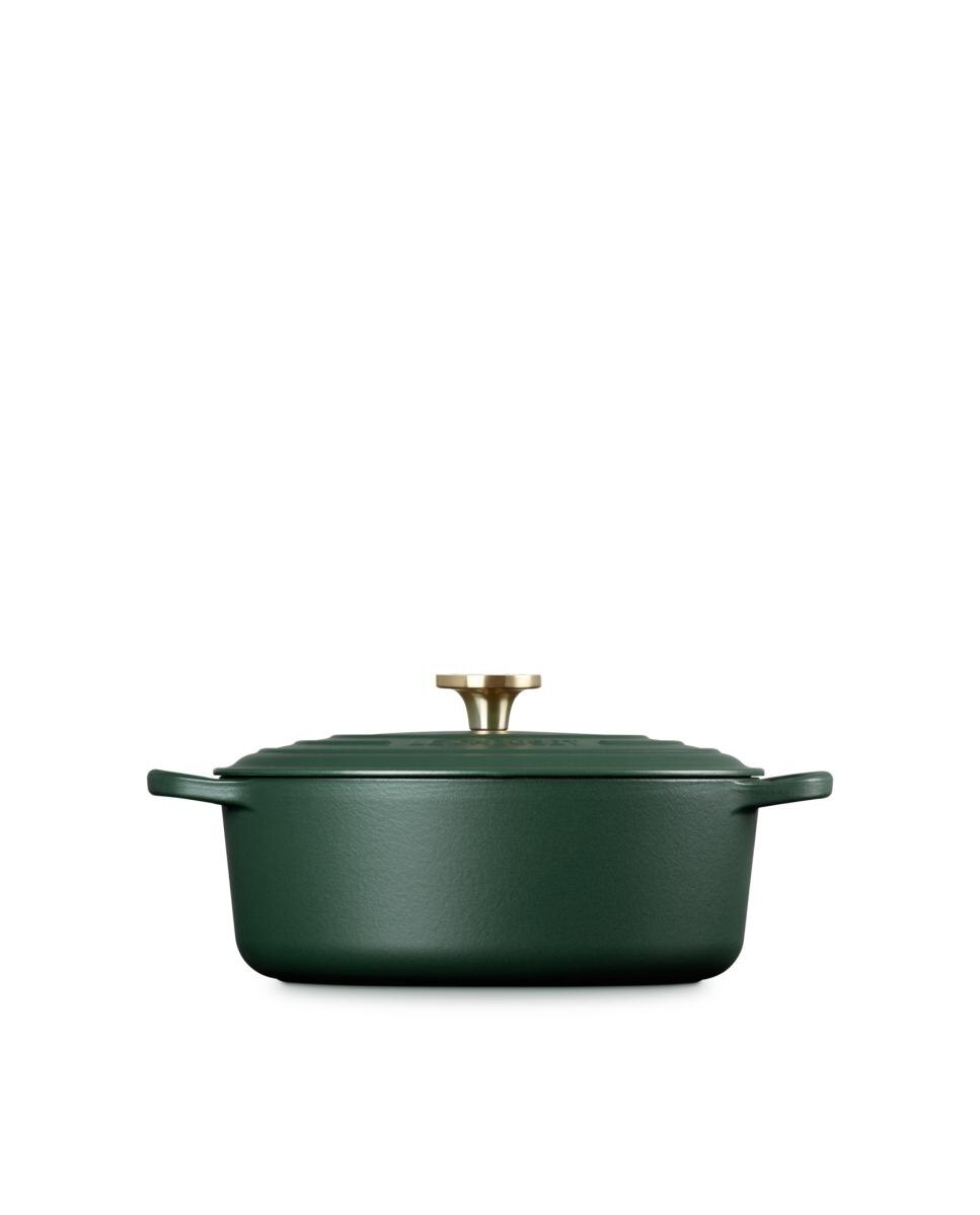 Cocotte oval de hierro fundido Le Creuset - Verde oscuro 27 cm Verde oscuro-3