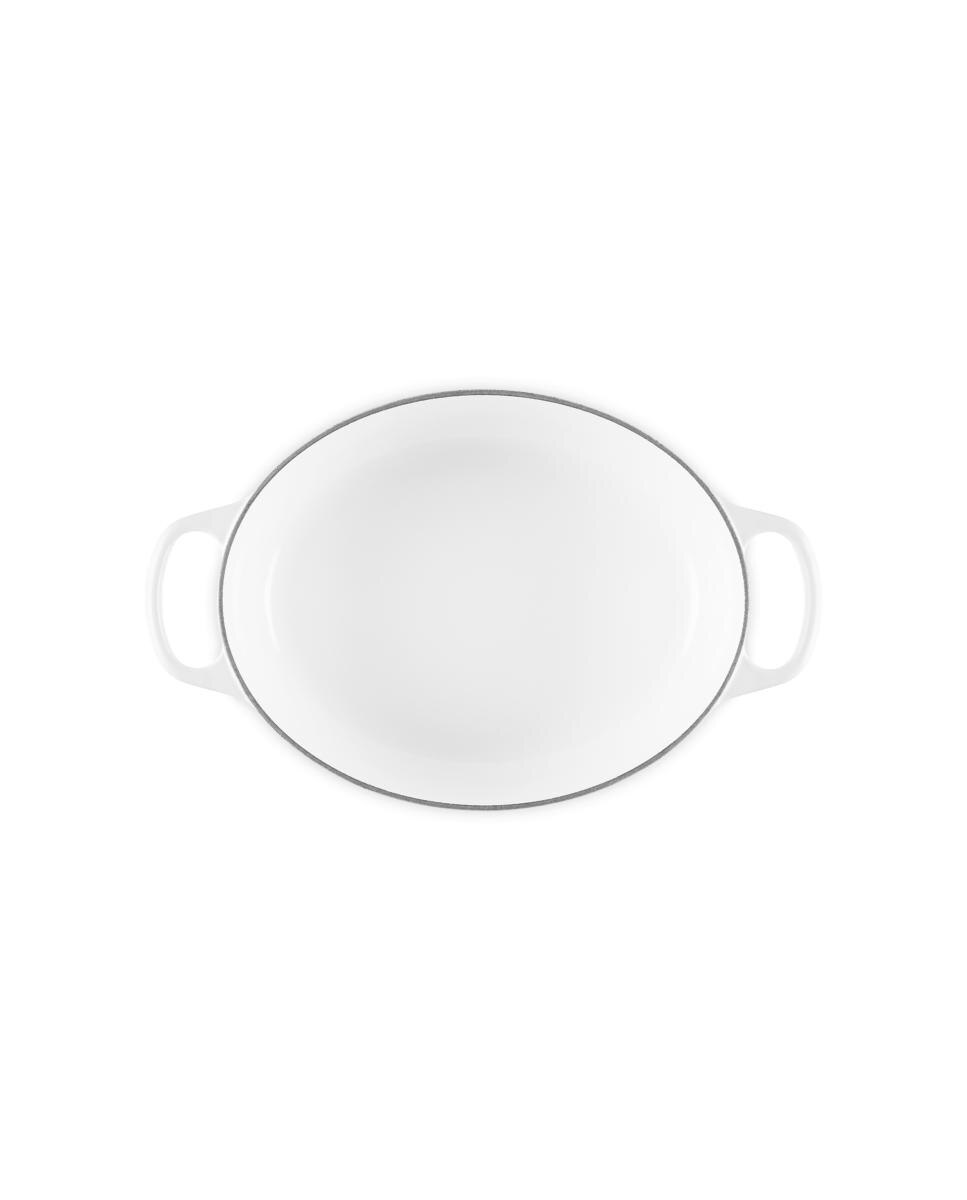 Cocotte oval de hierro fundido Le Creuset - Blanco 26 cm Blanco-4