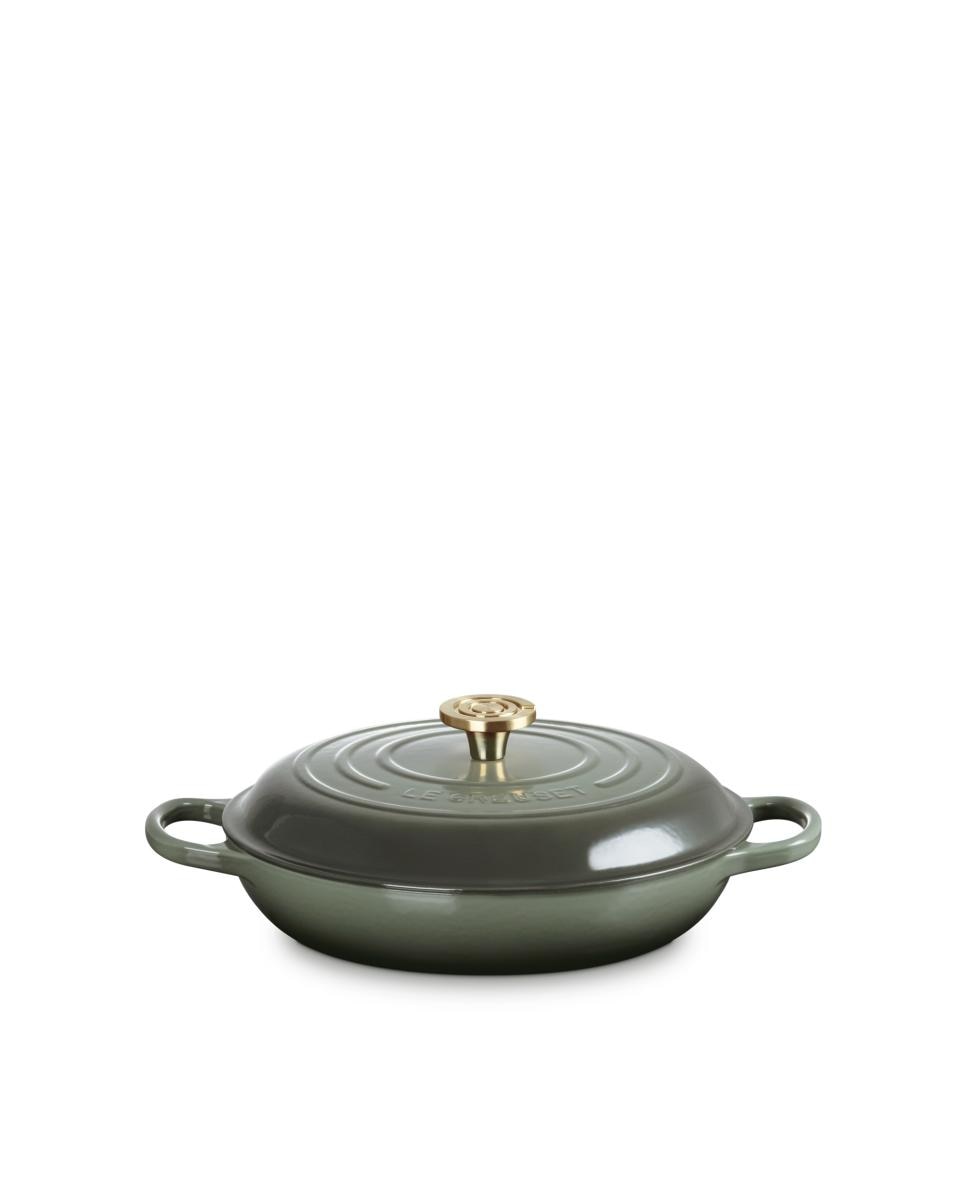 Cacerola baja de hierro fundido Le Creuset - Verde oscuro Cacerola de 30 cm Verde oscuro-1