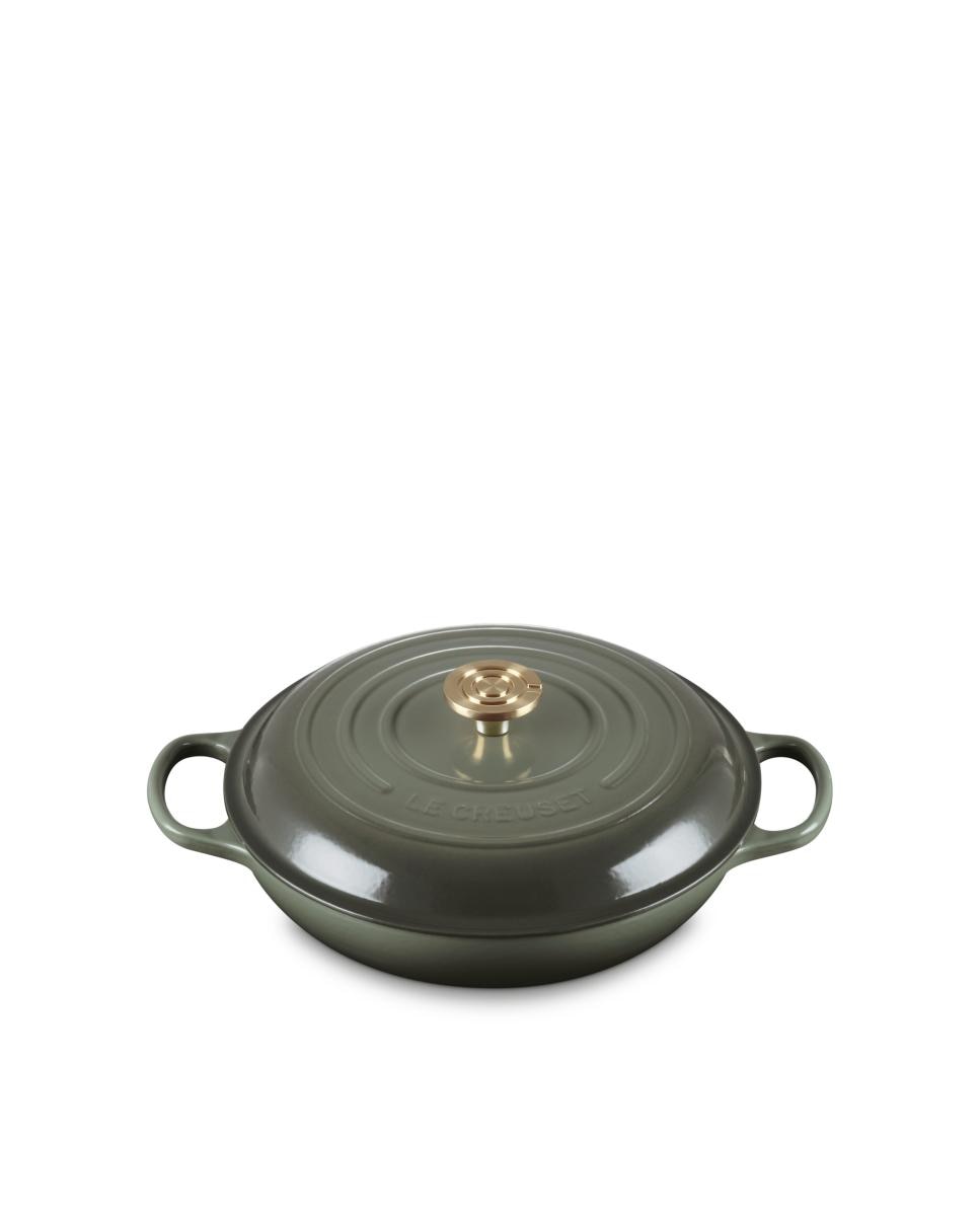 Cacerola baja de hierro fundido Le Creuset - Verde oscuro Cacerola de 30 cm Verde oscuro-2
