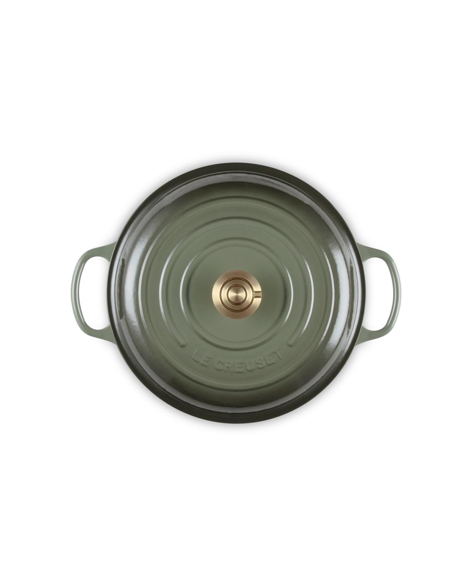 Cacerola baja de hierro fundido Le Creuset - Verde oscuro Cacerola de 30 cm Verde oscuro-5
