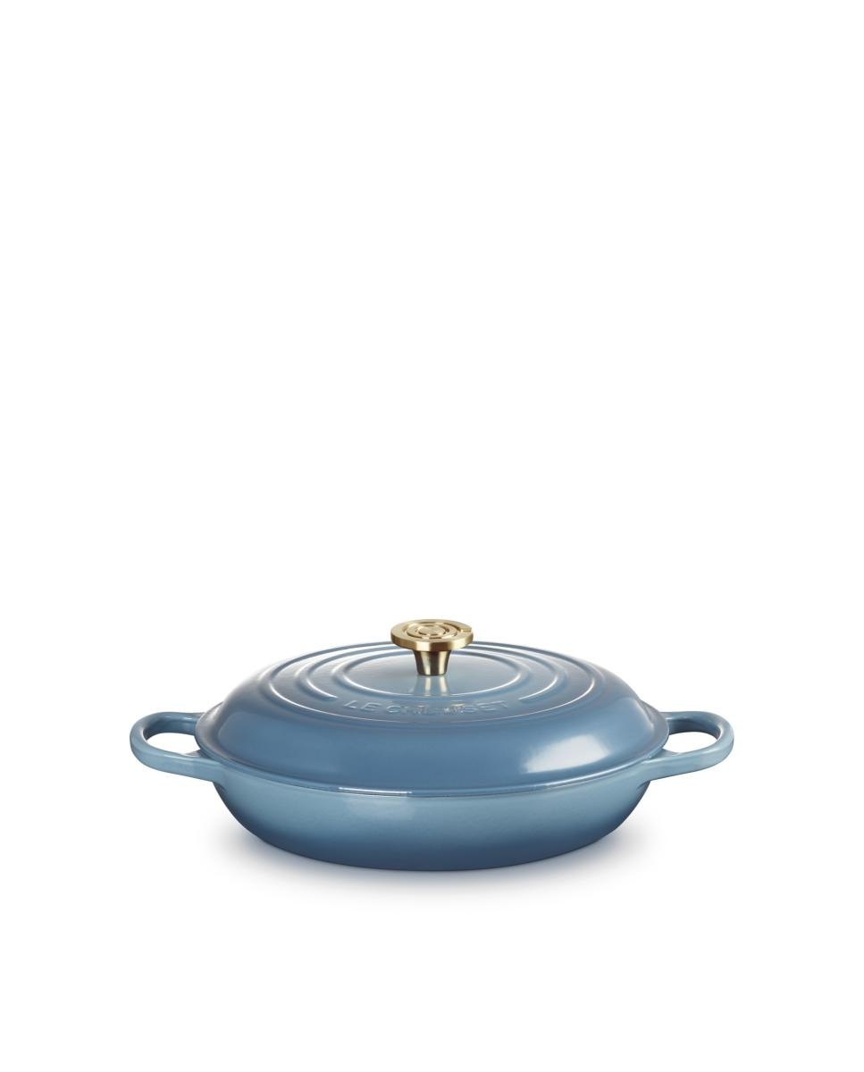 Cacerola baja de hierro fundido Le Creuset - Azul claro Cacerola de 30 cm Azul claro-1