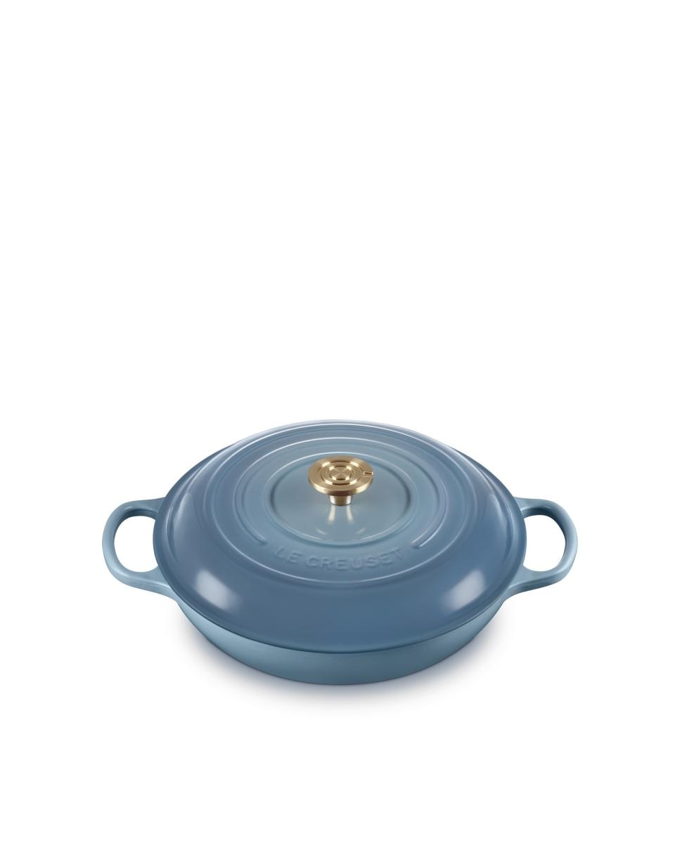 Cacerola baja de hierro fundido Le Creuset - Azul claro Cacerola de 30 cm Azul claro-2