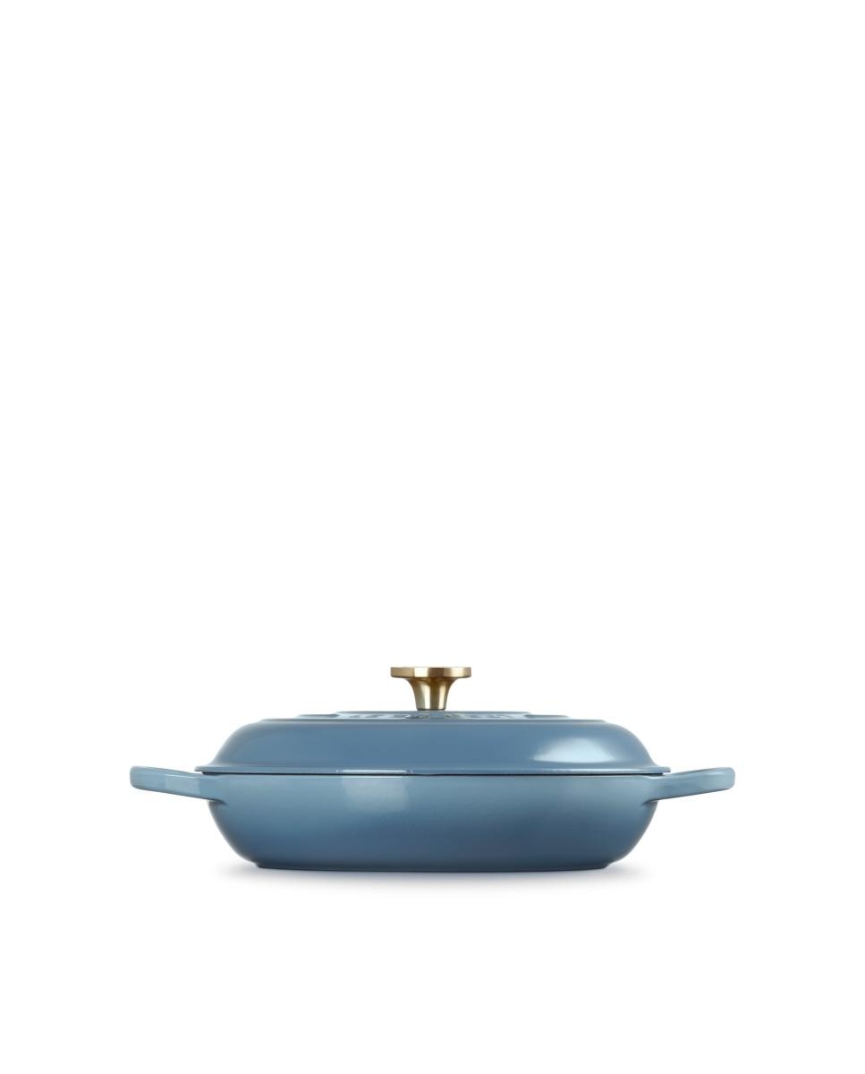 Cacerola baja de hierro fundido Le Creuset - Azul claro Cacerola de 30 cm Azul claro-3