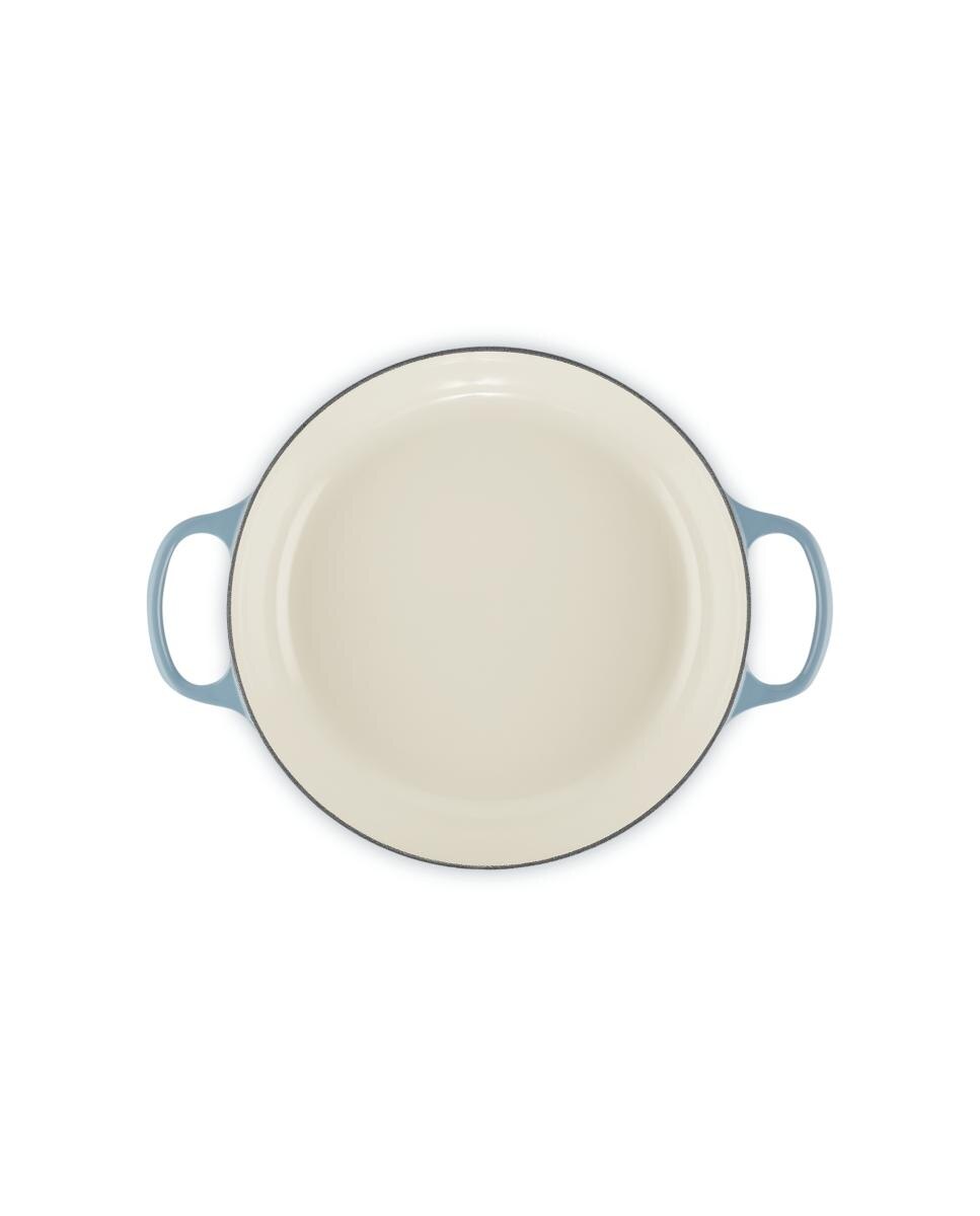 Cacerola baja de hierro fundido Le Creuset - Azul claro Cacerola de 30 cm Azul claro-4