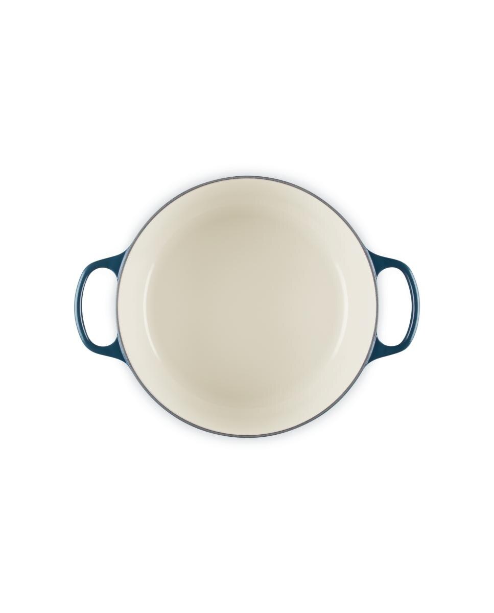 Imagen 4 de Cocotte redonda de hierro fundido Le Creuset - Azul oscuro 20 cm Azul oscuro