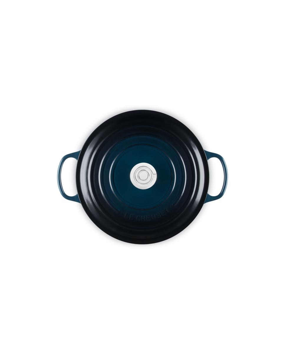 Imagen 5 de Cocotte redonda de hierro fundido Le Creuset - Azul oscuro 20 cm Azul oscuro