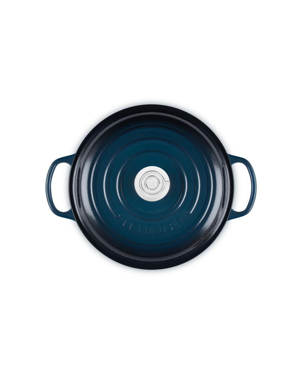 Cacerola baja de hierro fundido Le Creuset - Azul oscuro Cacerola de 26 cm Azul oscuro-5