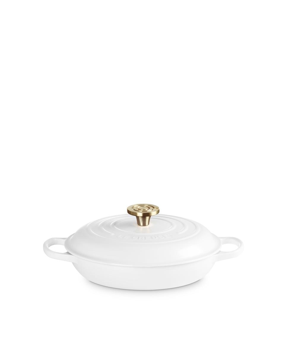 Cacerola baja de hierro fundido Le Creuset - Blanco Cacerola de 26 cm Blanco-1