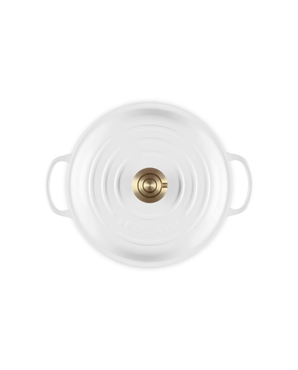 Cacerola baja de hierro fundido Le Creuset - Blanco Cacerola de 26 cm Blanco-5