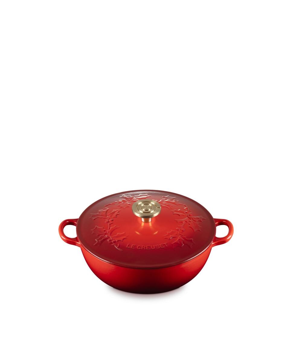 Imagen 2 de Marmita Holly de hierro fundido Le Creuset - Cereza Cacerola de 26 cm Cereza