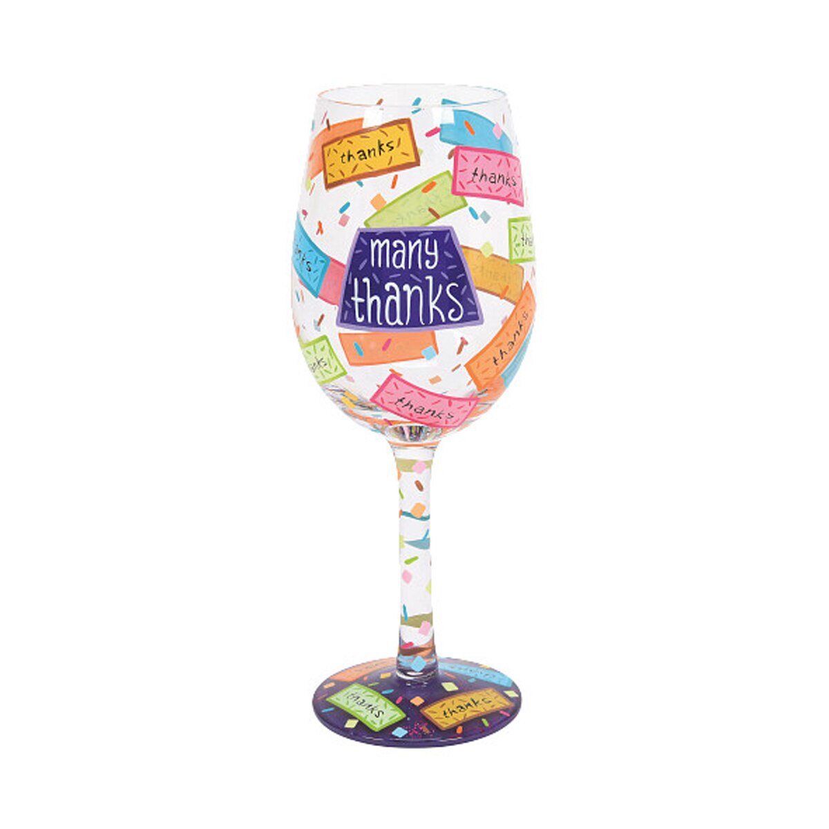 Imagen 0 de Copa de vino Many Thanks Lolita Multicolor