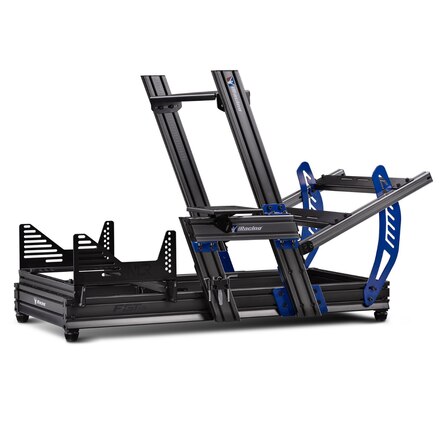 Soporte para cabina de conducción F-GT Serie Elite iRacing Edition Next Level Racing gris metalizado
