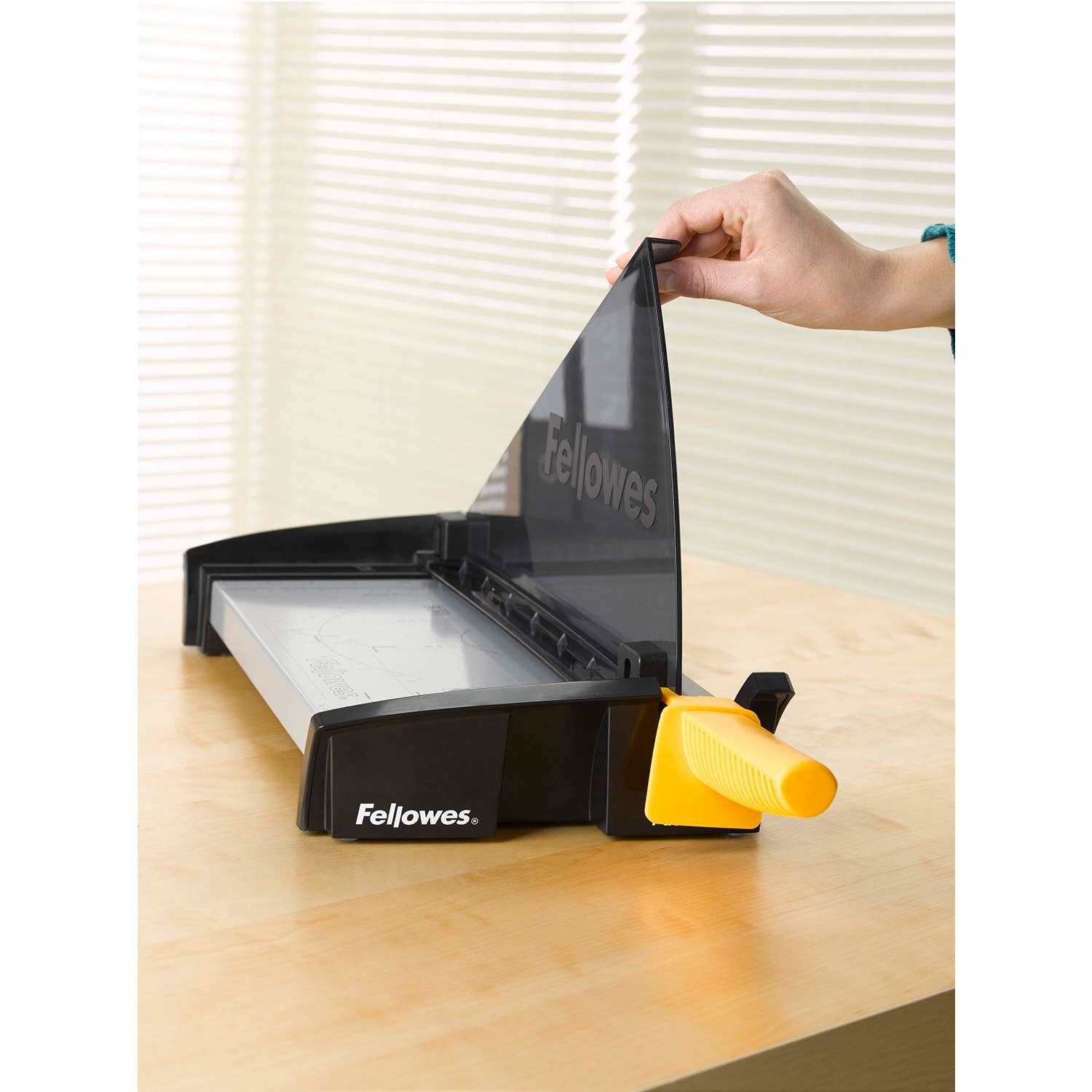 Guillotina papel Fellowes Plasma A4 corta hasta 40 Hojas Gris-2